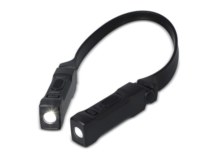 Oplaadbare handsfree nekzaklamp Zwart