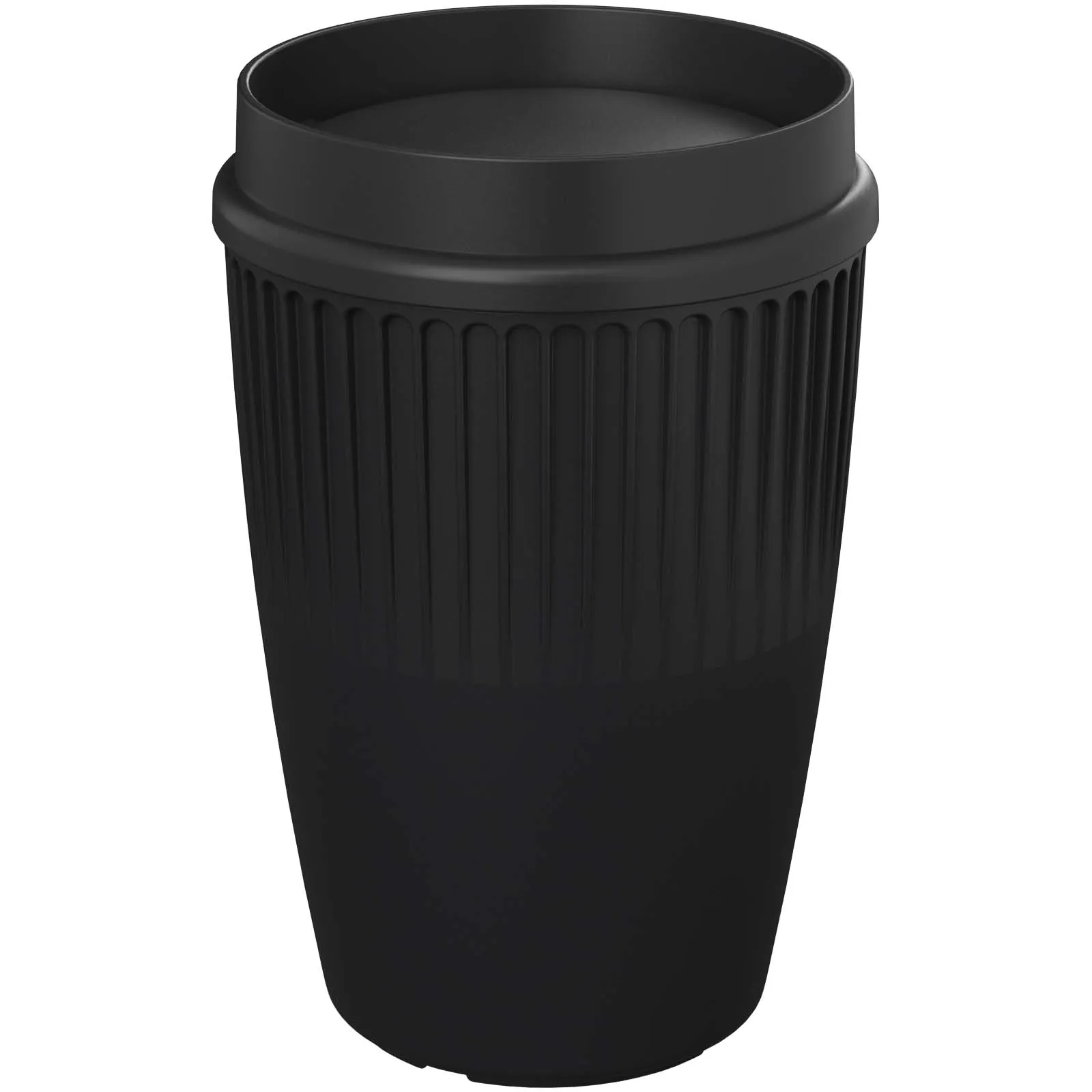 Cirrus POP 350 ml beker met 360° deksel Zwart