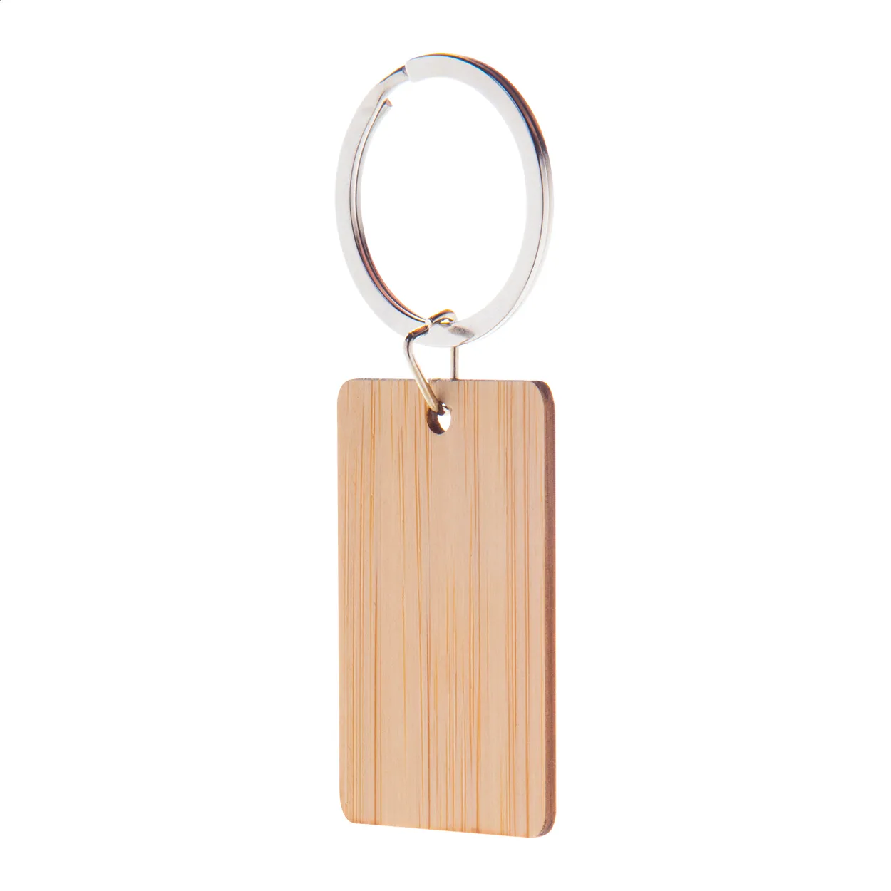 Bookey sleutelhanger, rechthoek natuurlijk