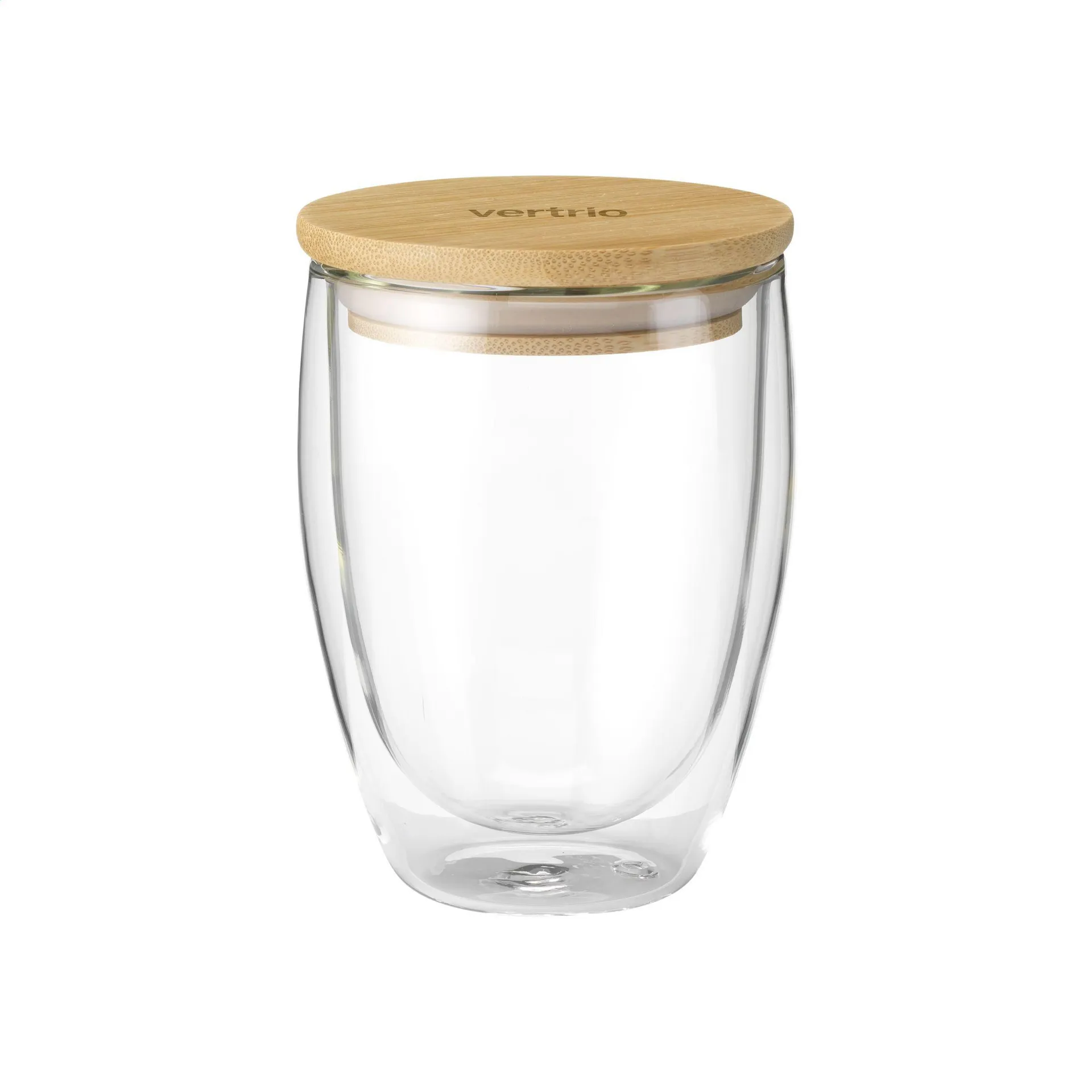 Alba 350 ml dubbelwandig glas transparant