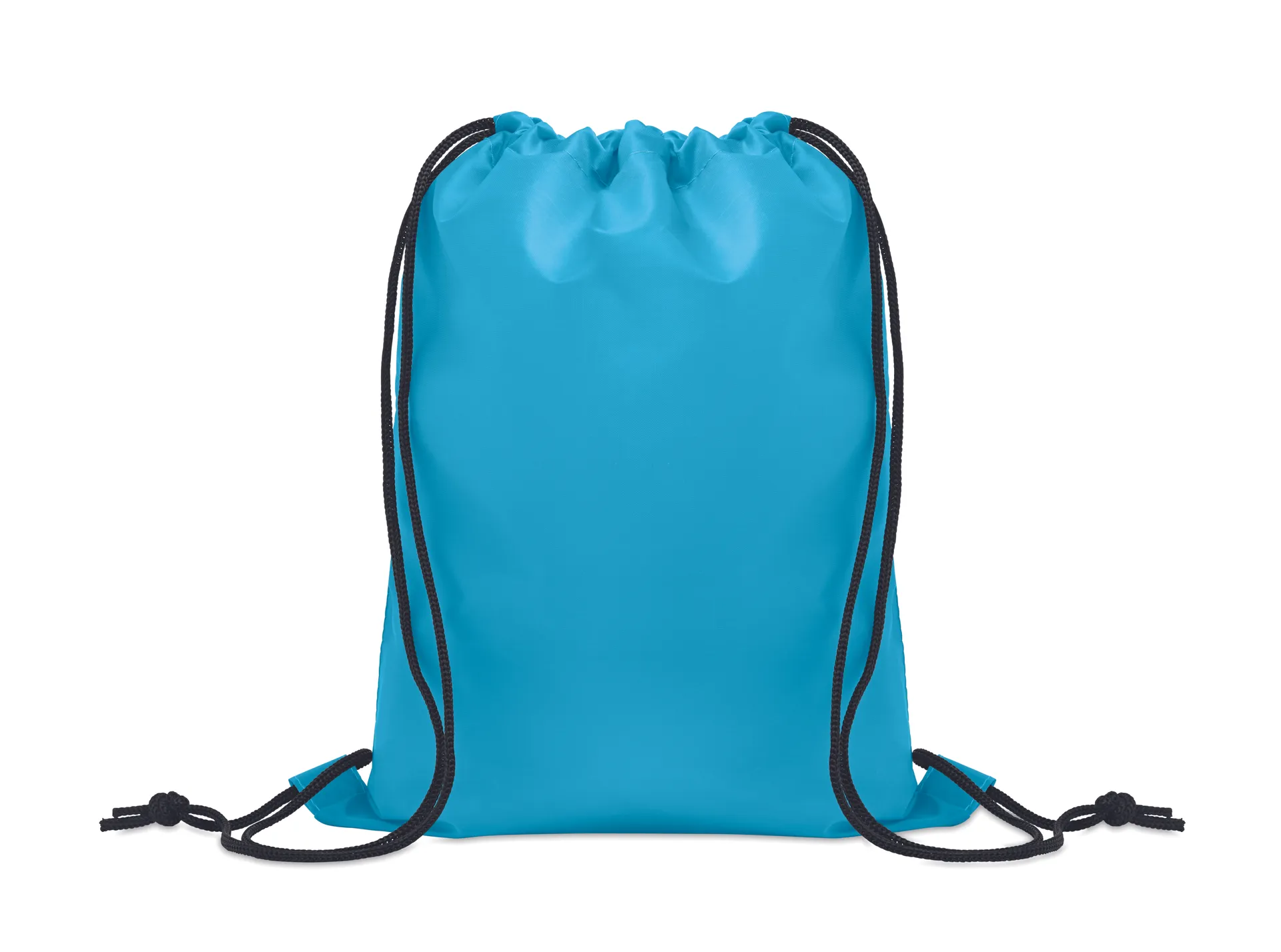 190T RPET inder trekkoordtas Turquoise