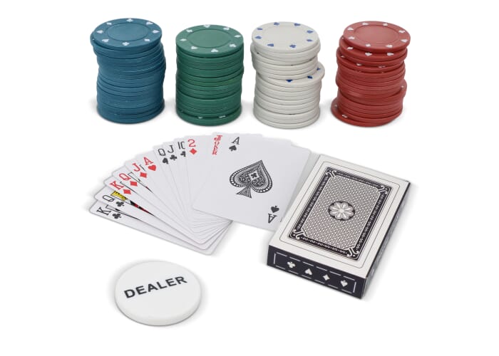 InSideOut Poker set Fluor assorti