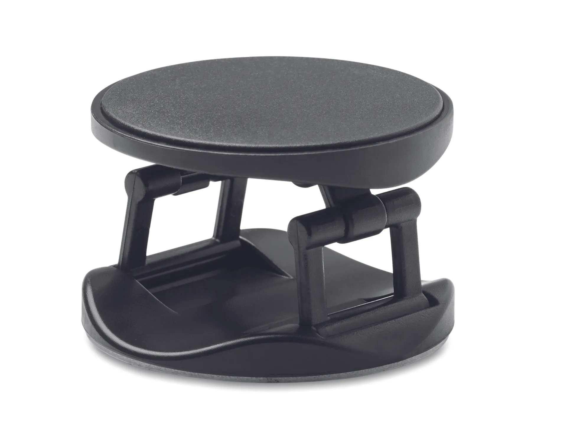Ronde telefoonhouder Zwart