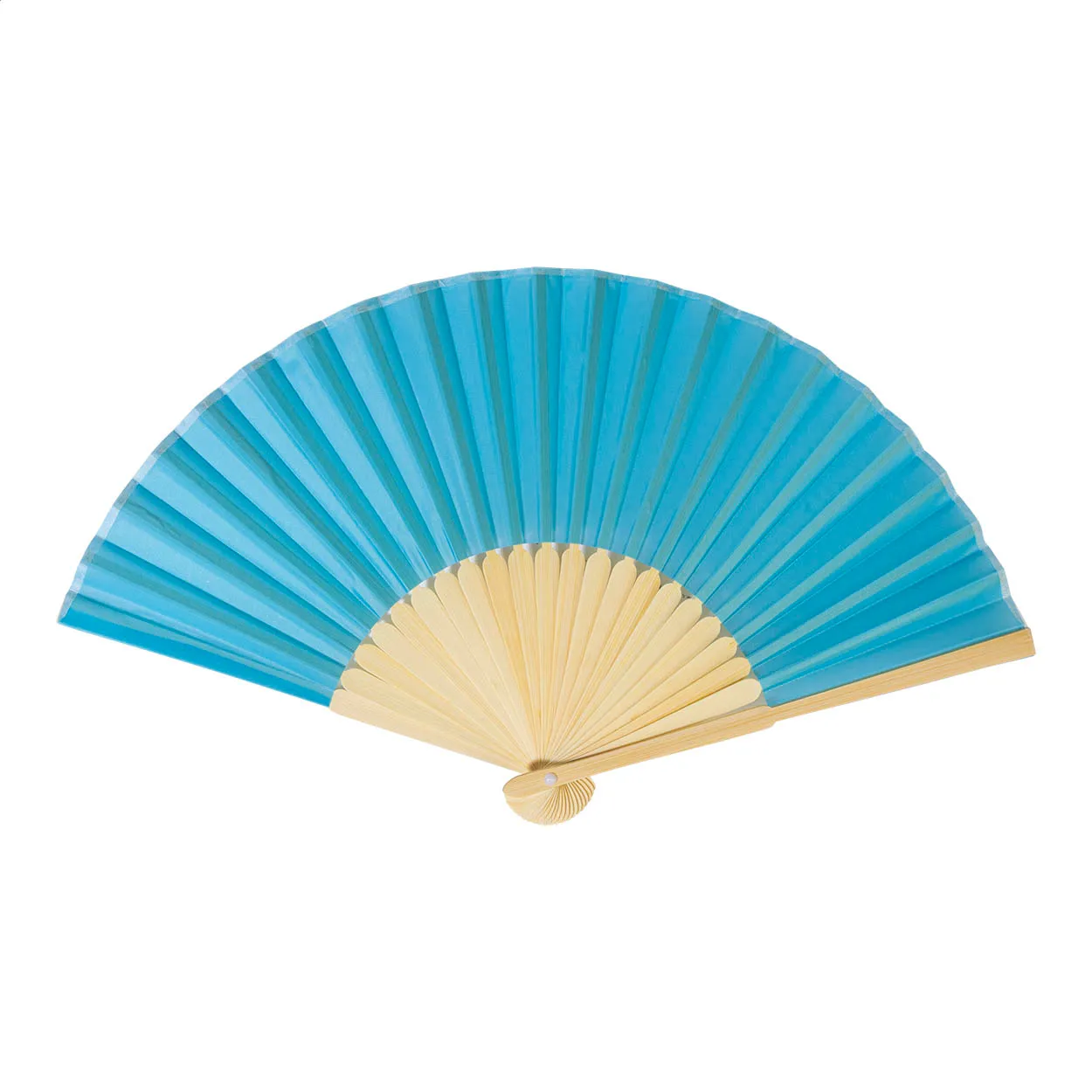 Repper RPET handwaaier licht blauw