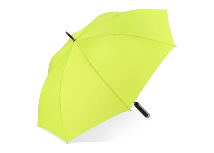 Emerantia 190T Pongee 23" Stokparaplu Auto open Lichtgroen