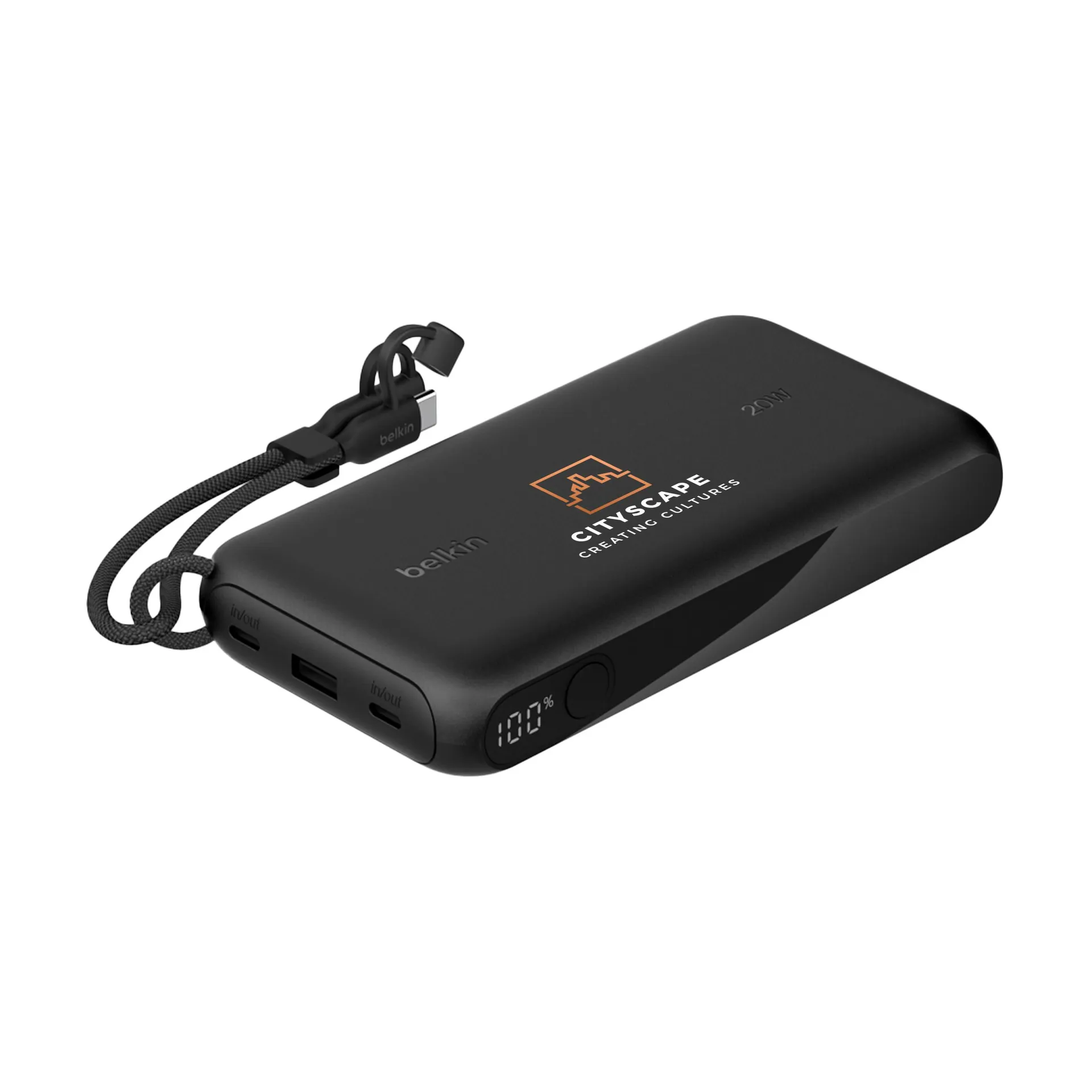 Belkin BoostCharge Powerbank 20K with Display zwart