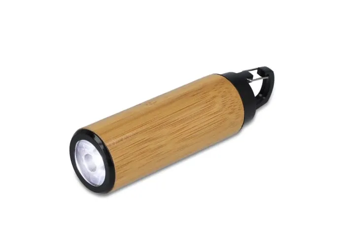 Bamboe zaklamp met clip Natuur