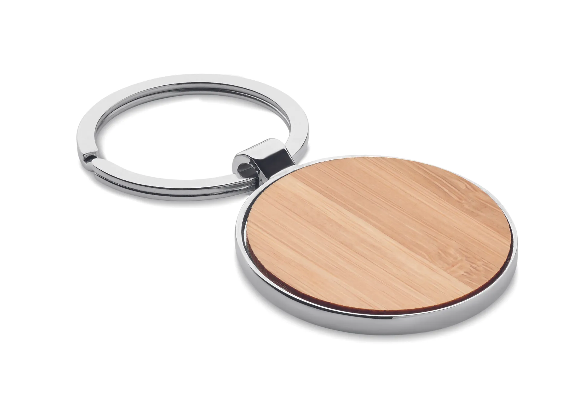Bamboe sleutelhanger rond