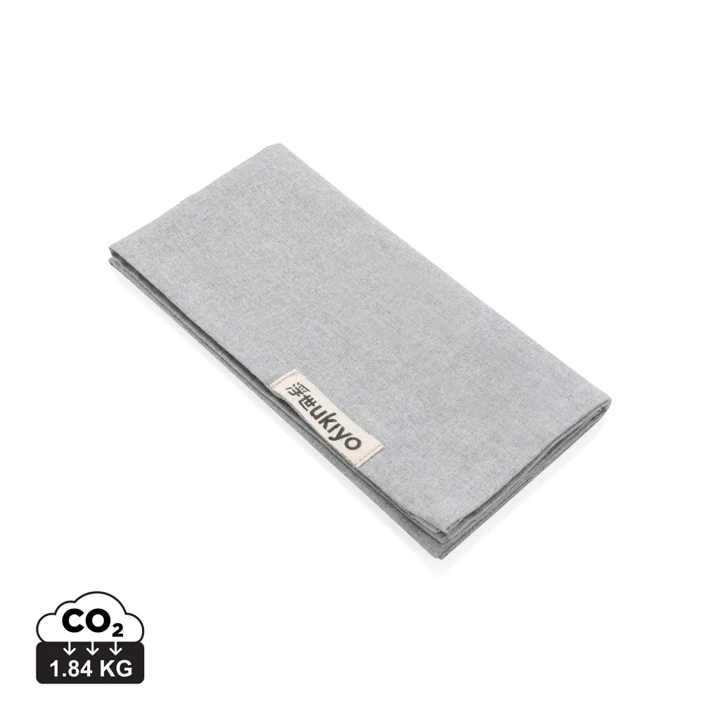 Ukiyo Aware™ 180gr 4-delige set recycled katoenen servetten grijs