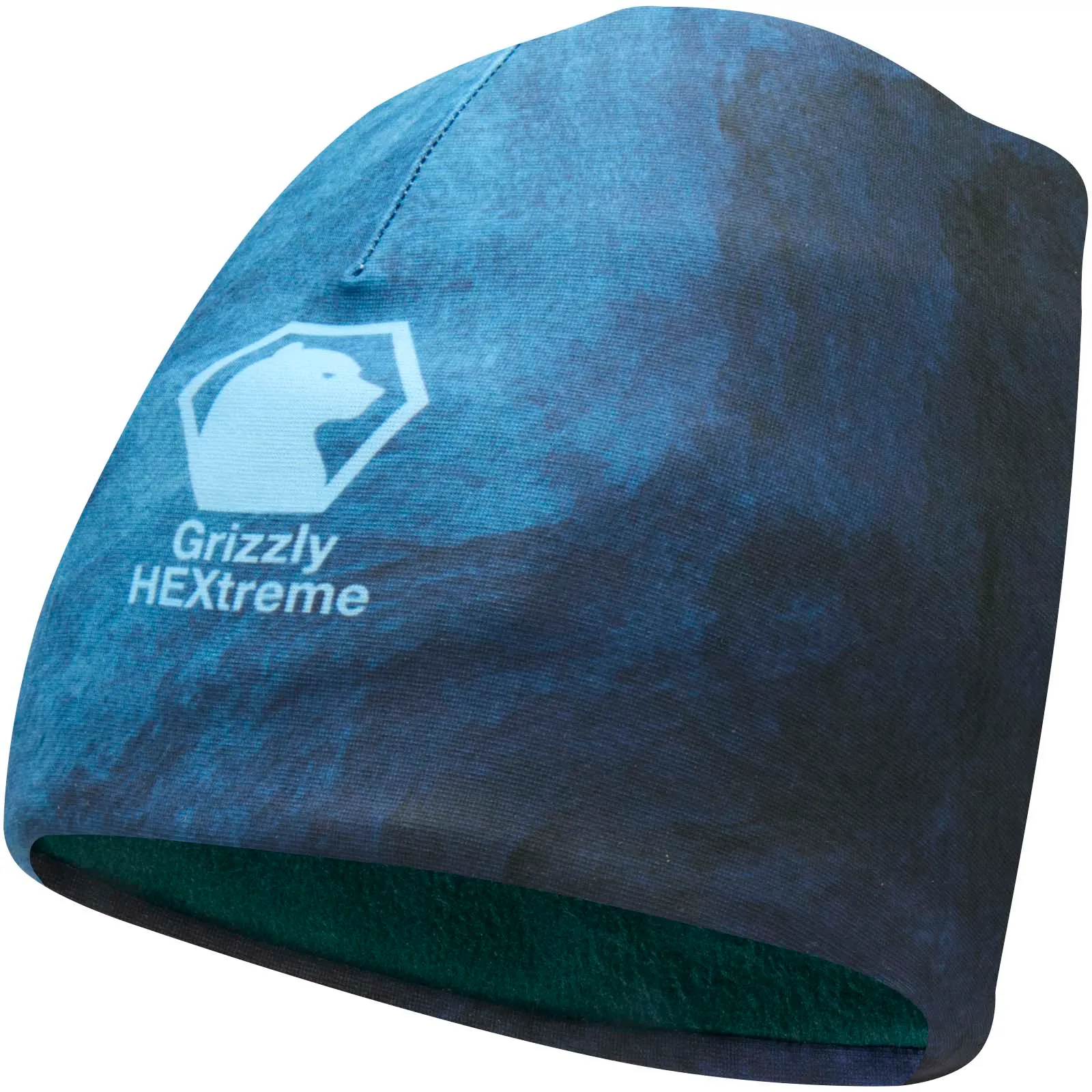 Loki sublimatie RPET beanie met een fleecelaag Bosgroen