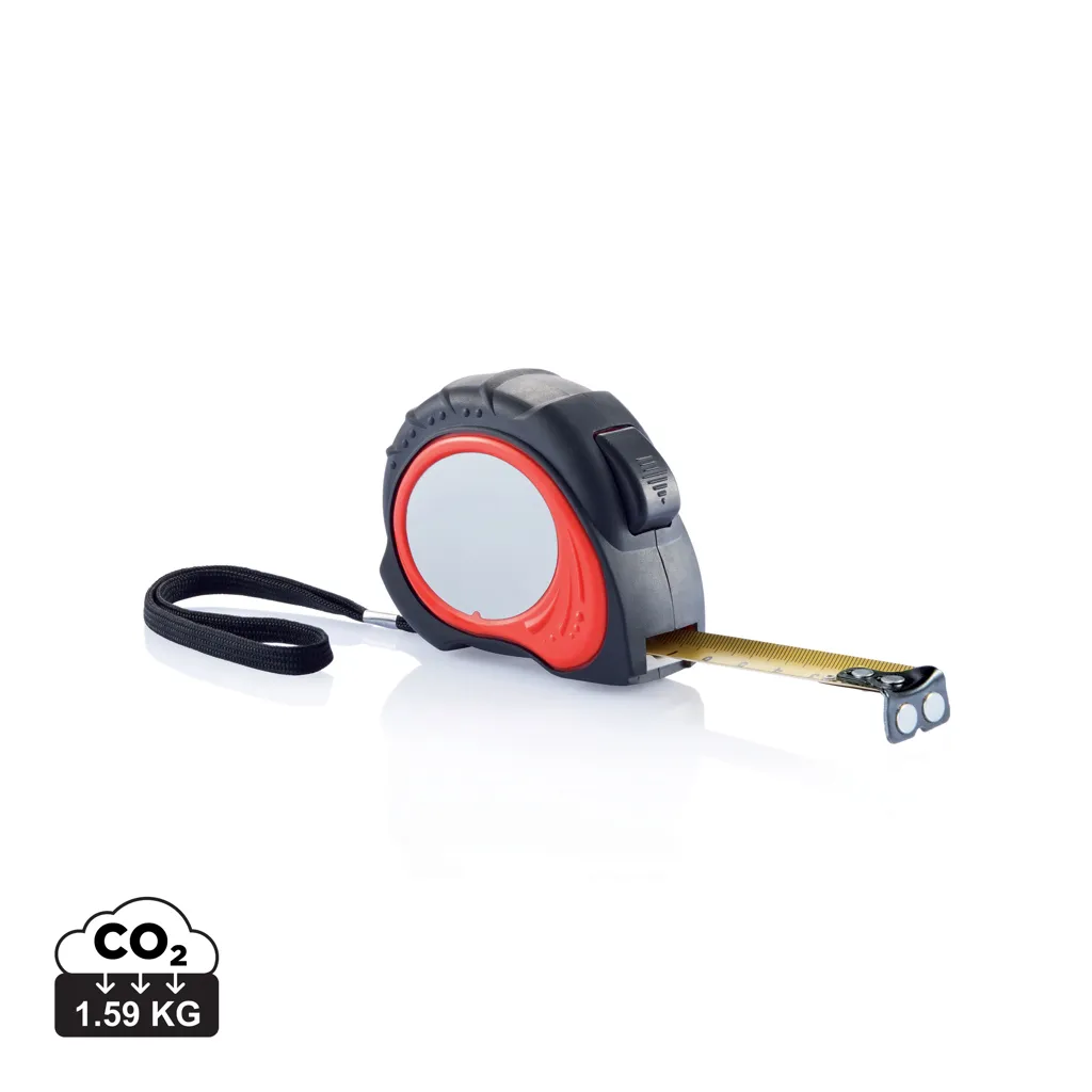 Tool Pro autostop rolmaat 5m/19mm rood