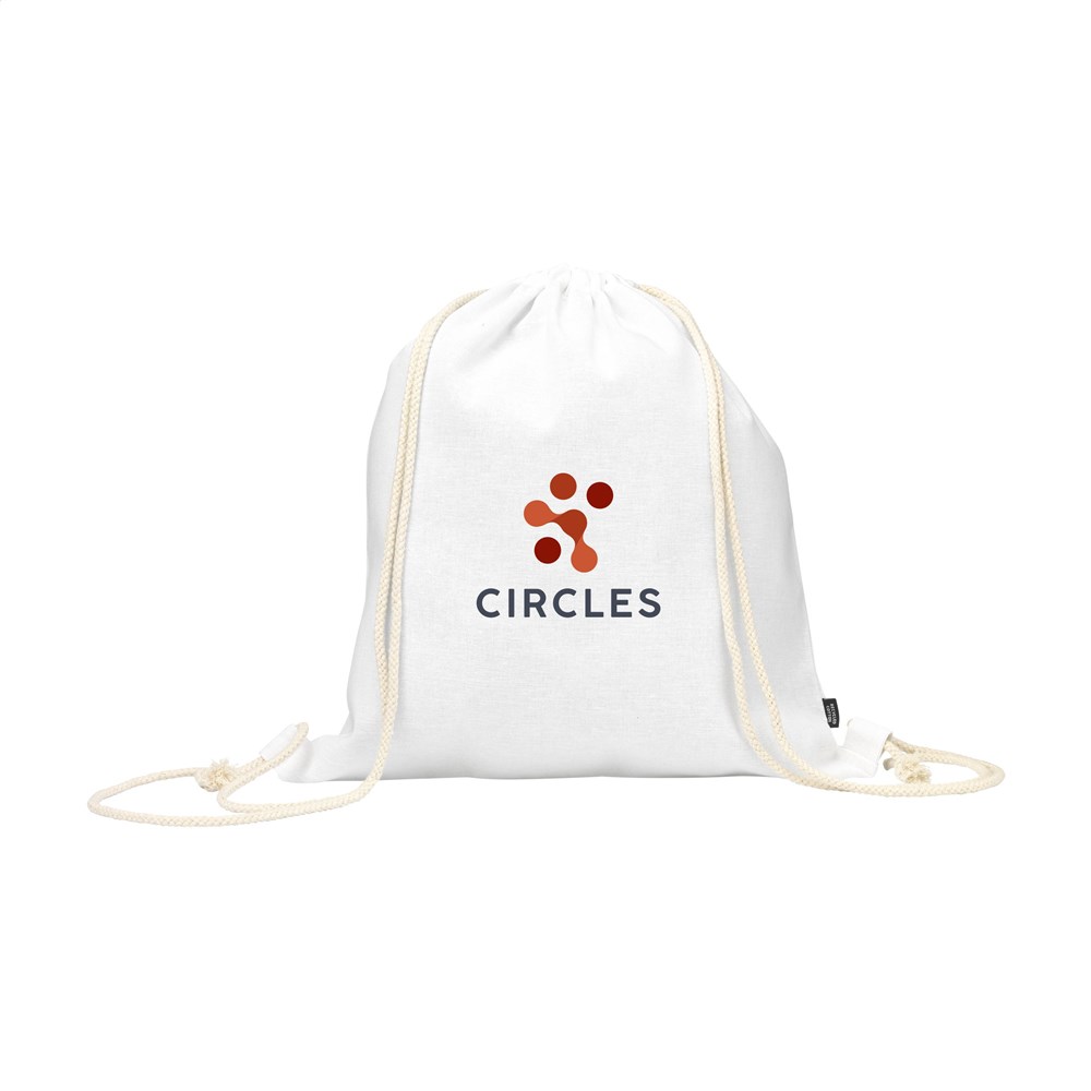 PromoColour GRS Recycled Cotton Backpack (150 g/m²)