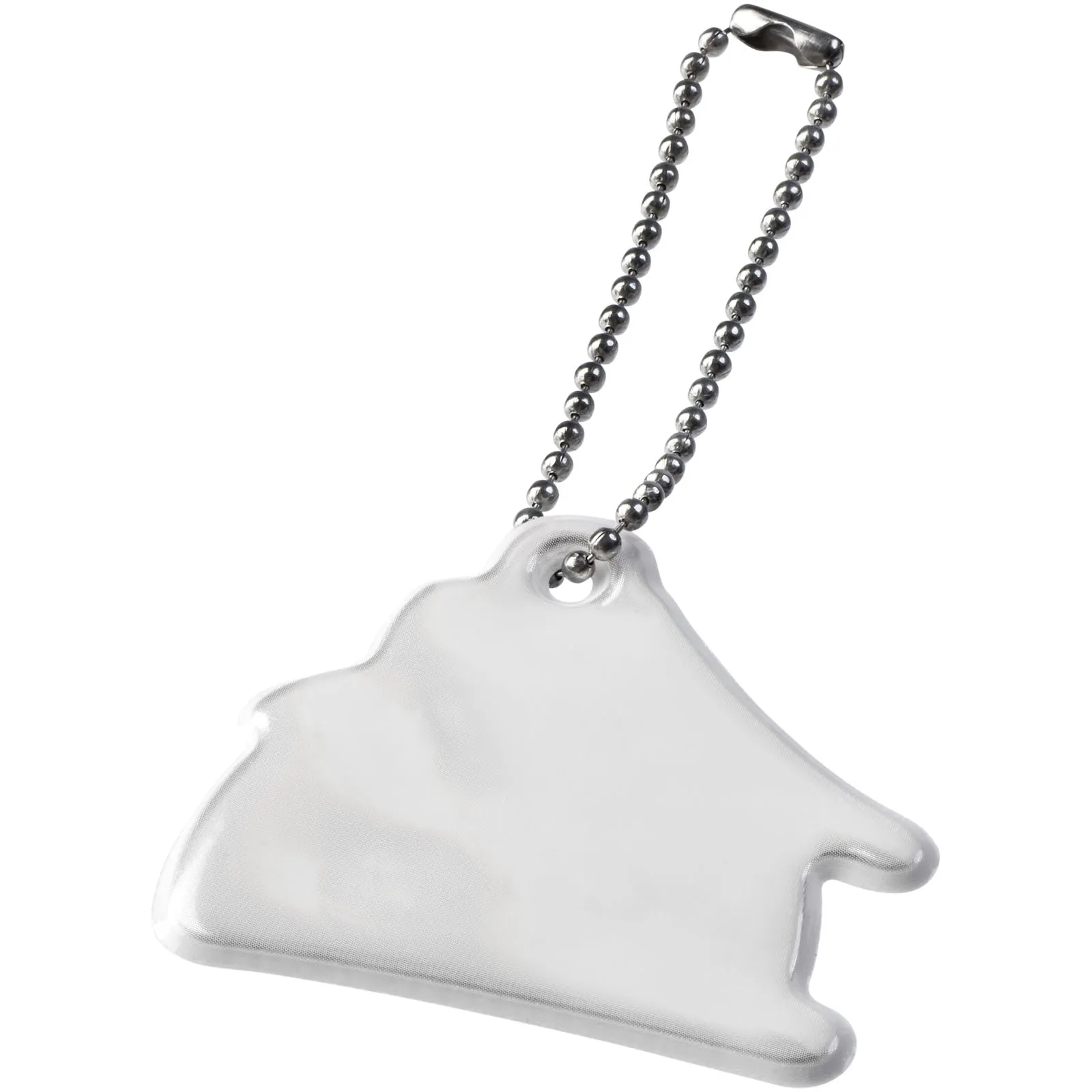 Reflecterende hanger huis Wit