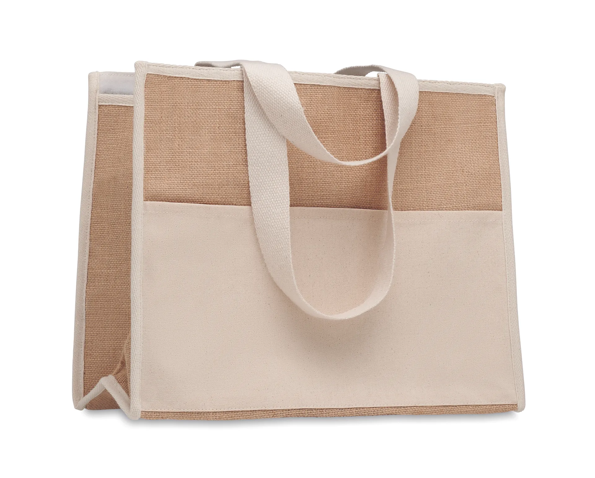 Koeltas van canvas en jute - 43 X 20 X 34CM