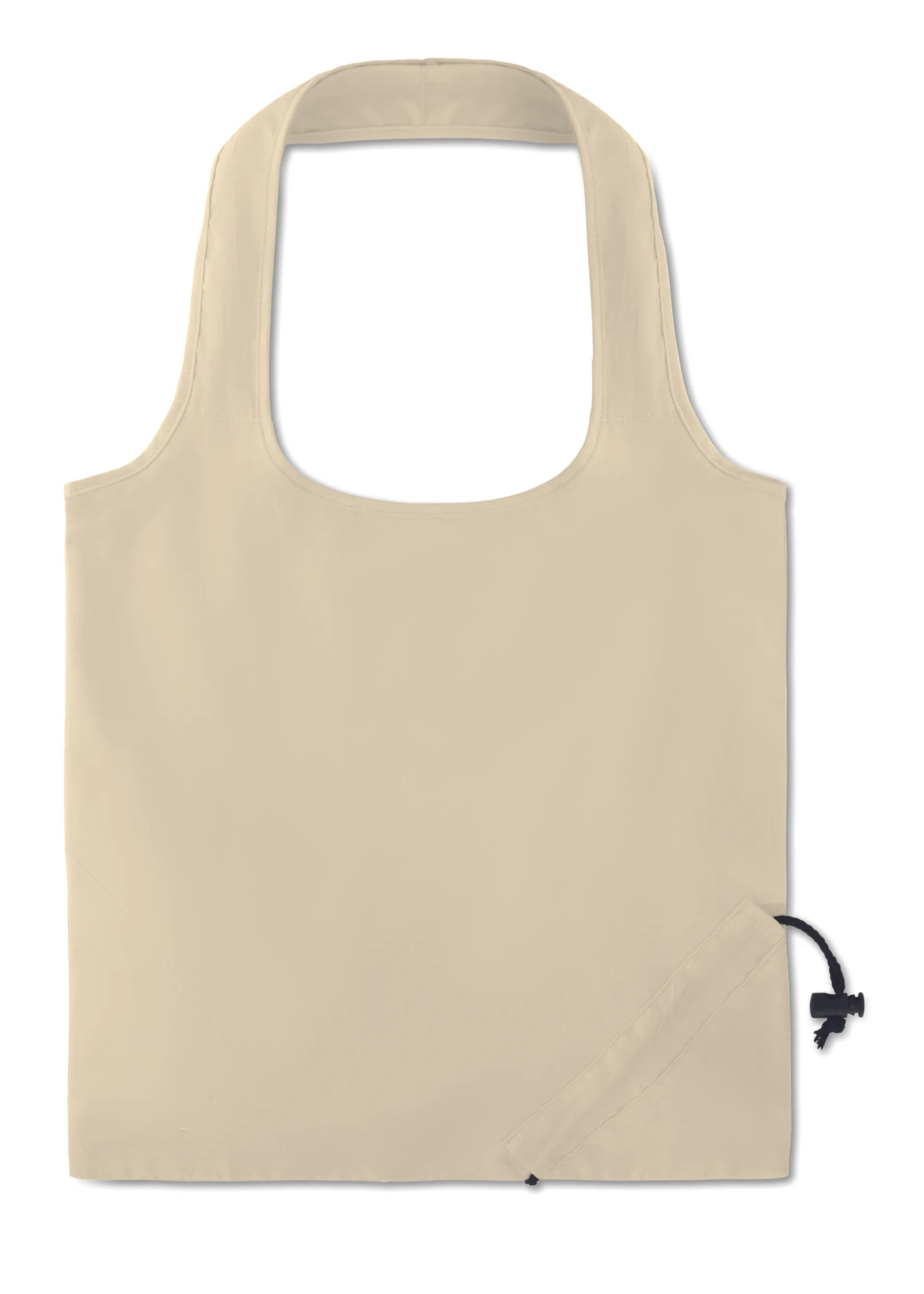 Opvouwbare katoenen tas Beige