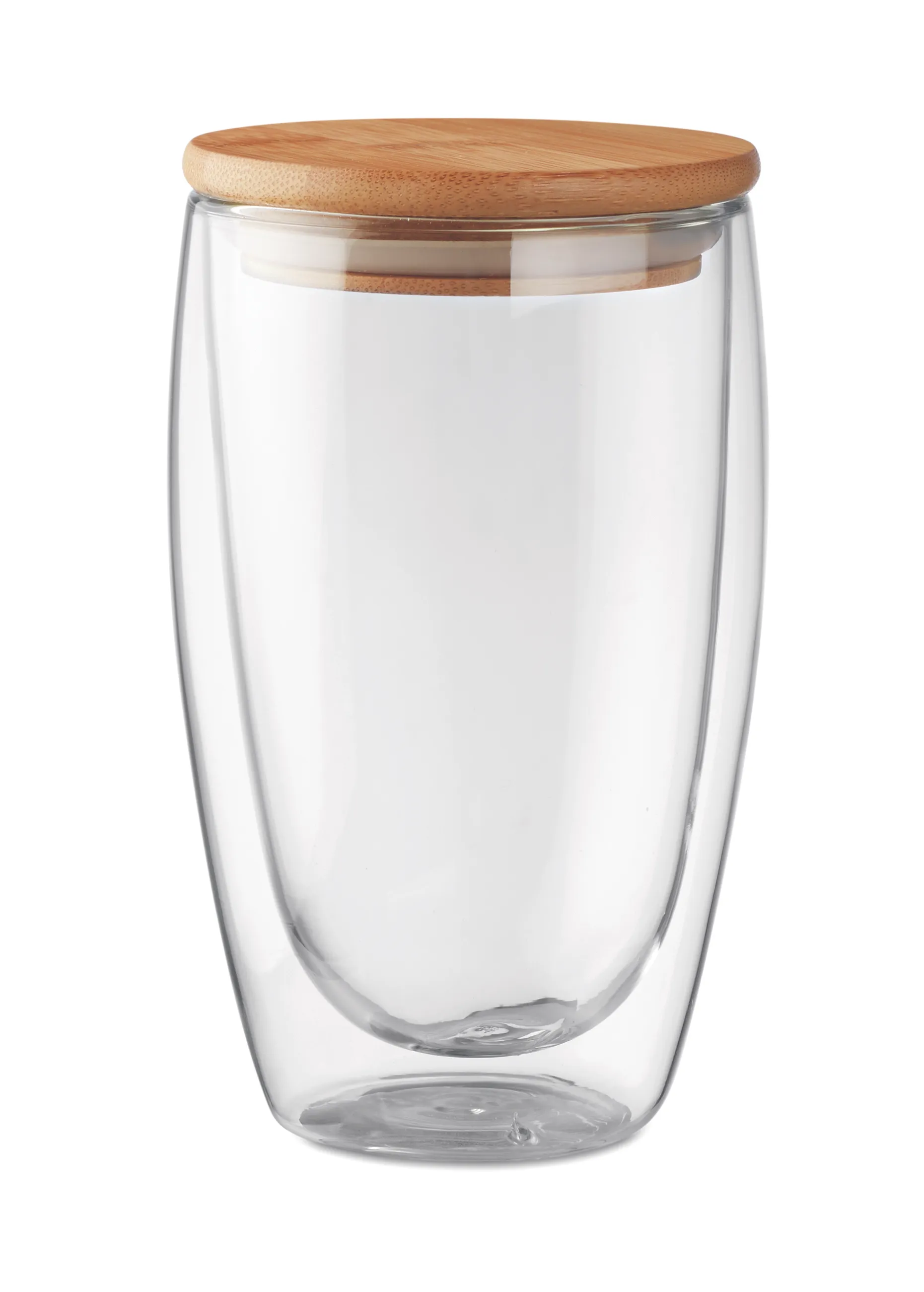 Dubbelwandig drinkglas 450ml Transparant