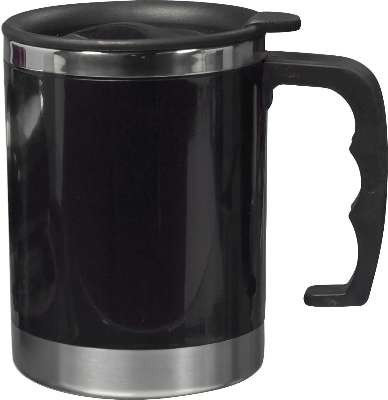 Drinkbeker Gabi | Rvs | Dubbelwandig | 400 ml zwart