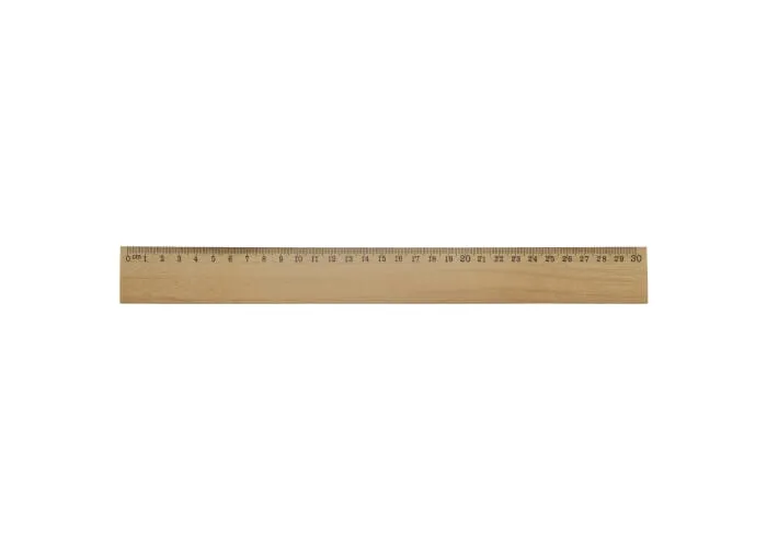 Houten liniaal 30cm Hout