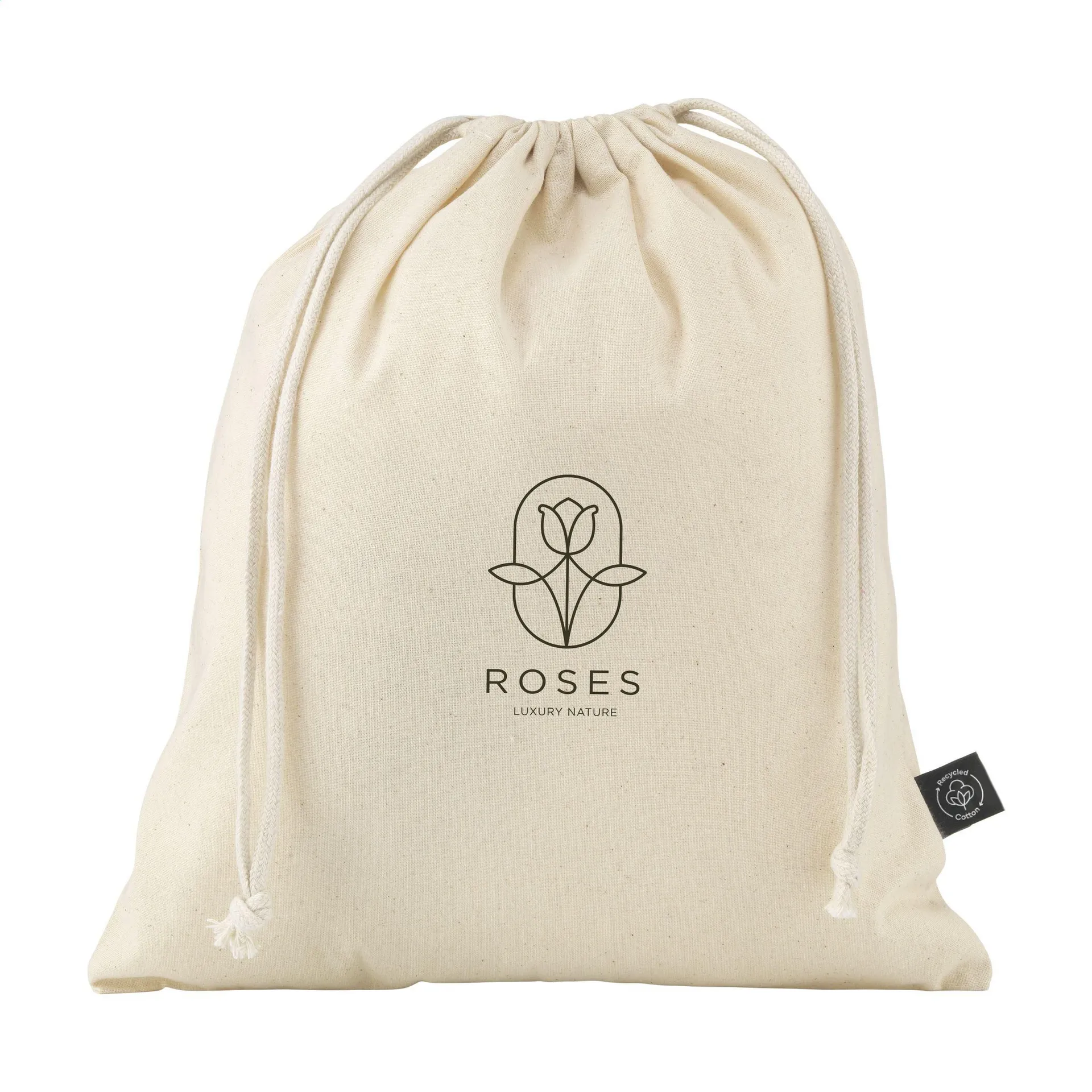 Gift Pouch Naturel GRS Recycled Cotton (150 g/m²) M naturel