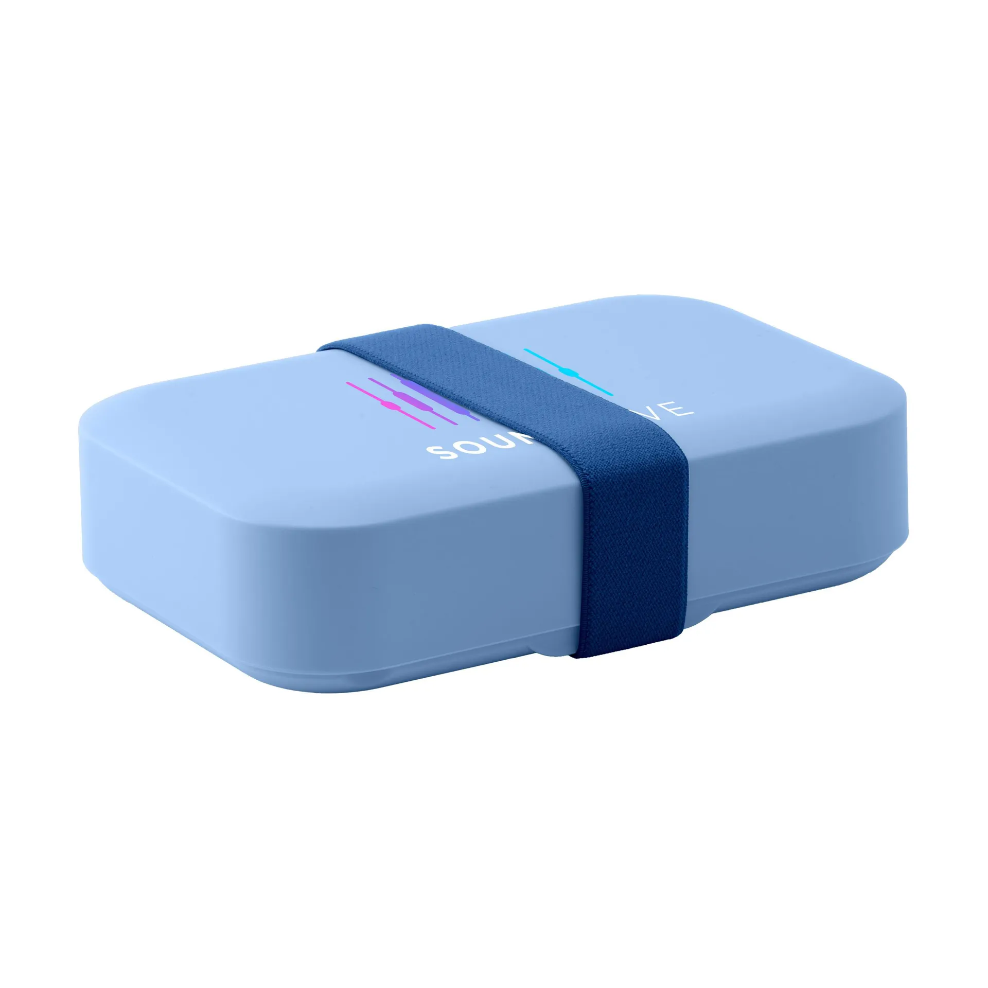 Day to Day Lunchbox Elastic 750 ml blauw
