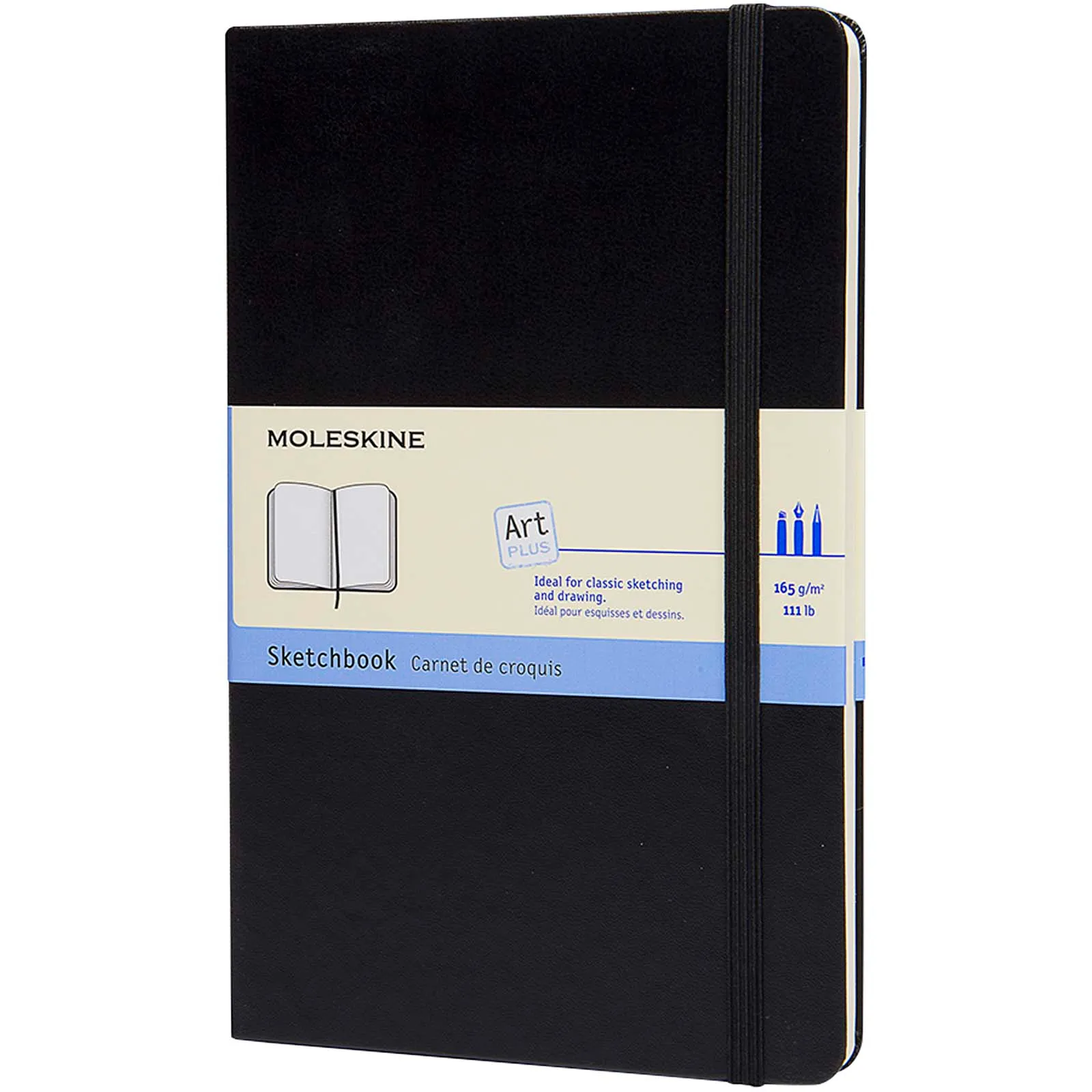 Moleskine schetsboek - L Zwart