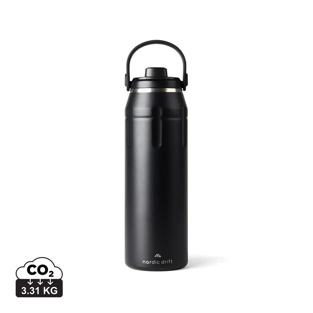 Nordic Drift Trail RCS geisoleerde sport fles 940ml zwart