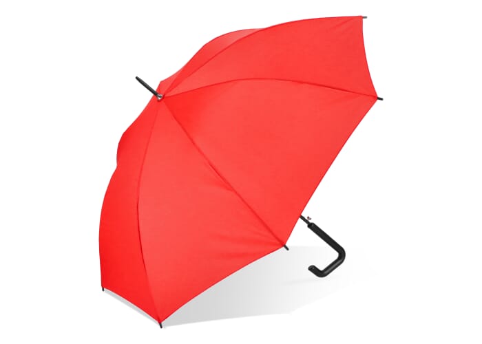 Mistralwood 190T Pongee 23" Paraplu Auto open Rood