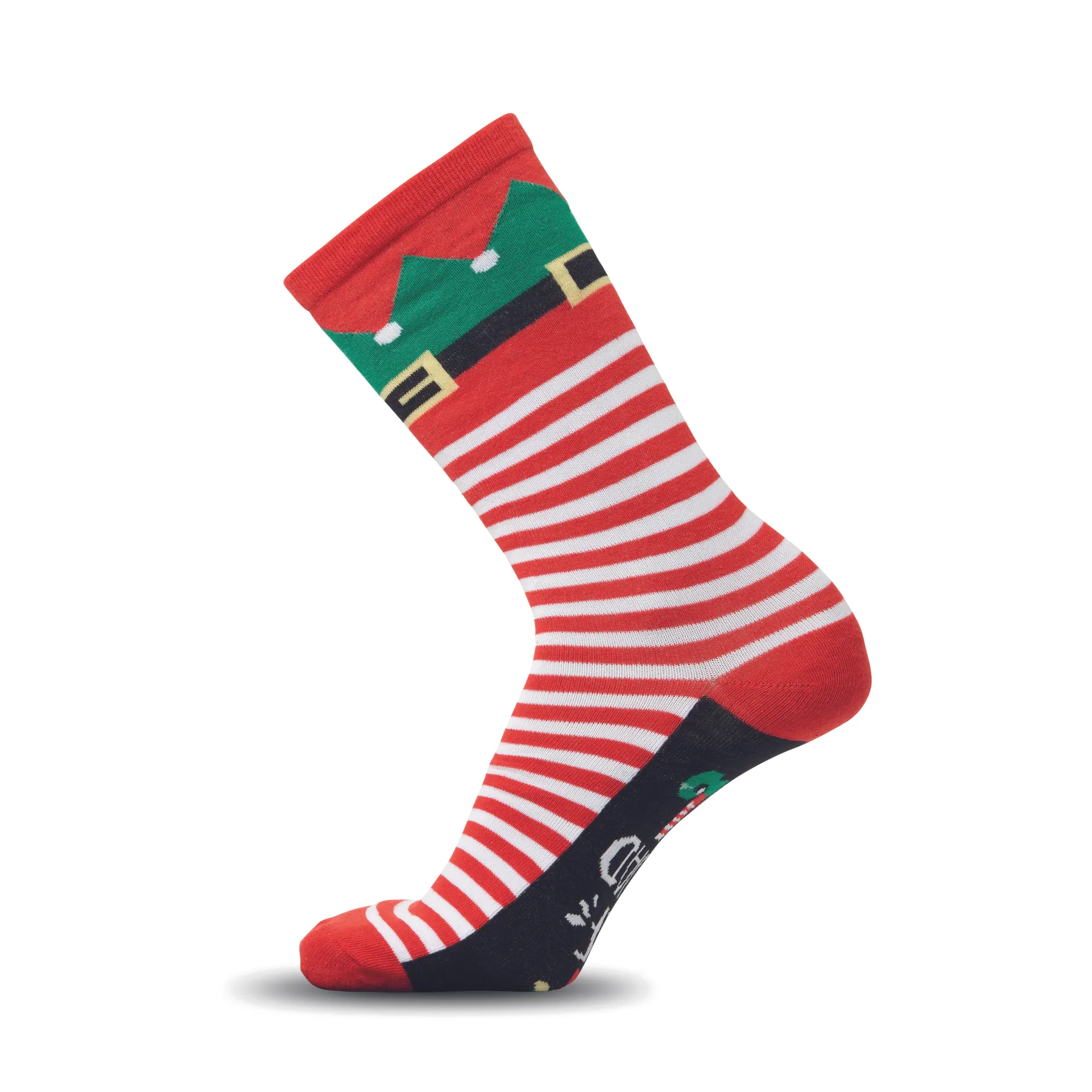 Paar kerstsokken M Wit/rood