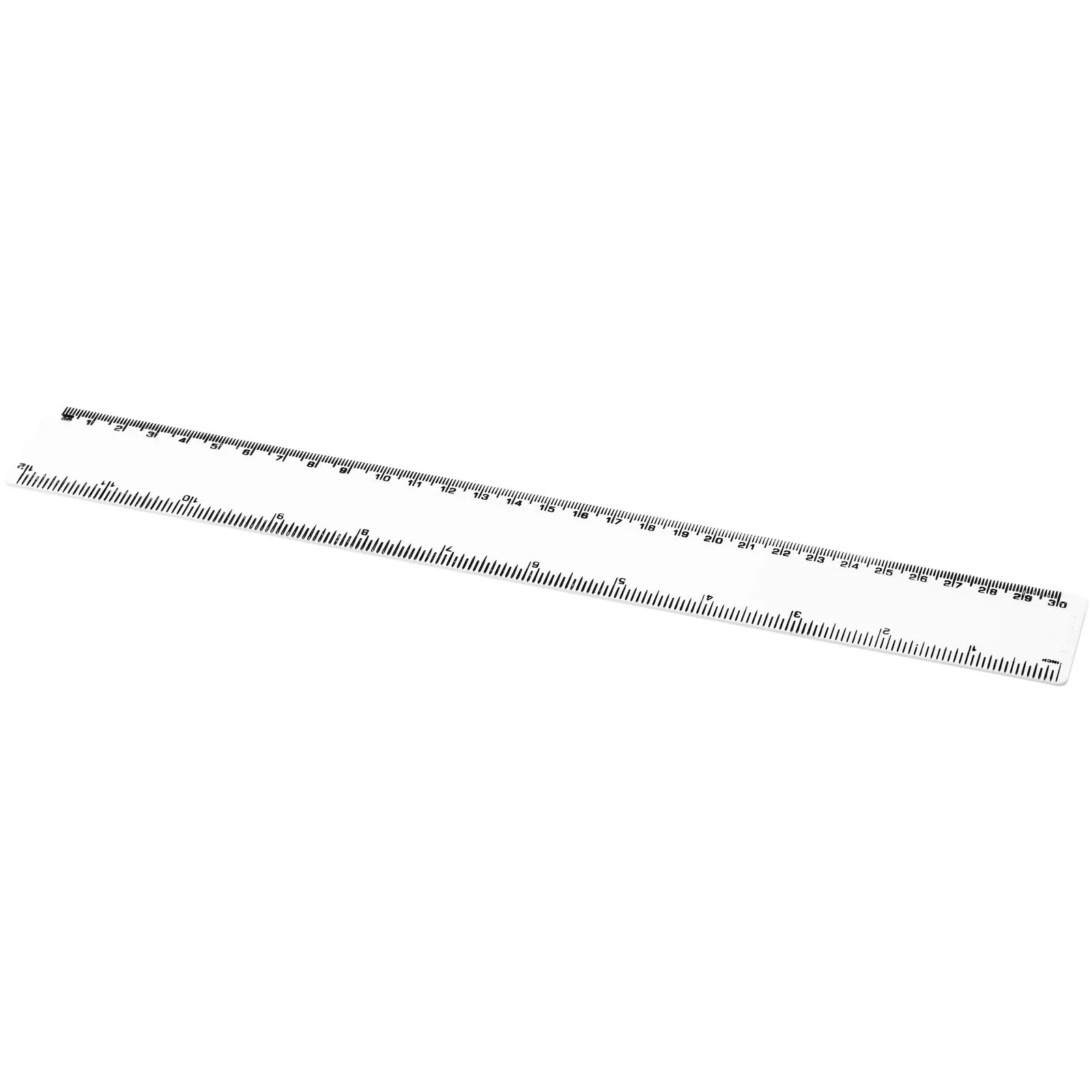 Renzo 30 cm kunststof liniaal Wit