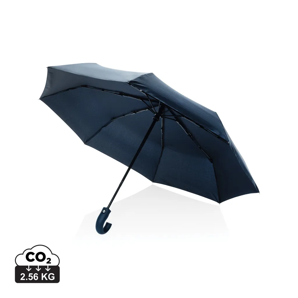 KENTO URBAN 21'' AWARE™ 190T RPET auto open-/sluitparaplu donkerblauw
