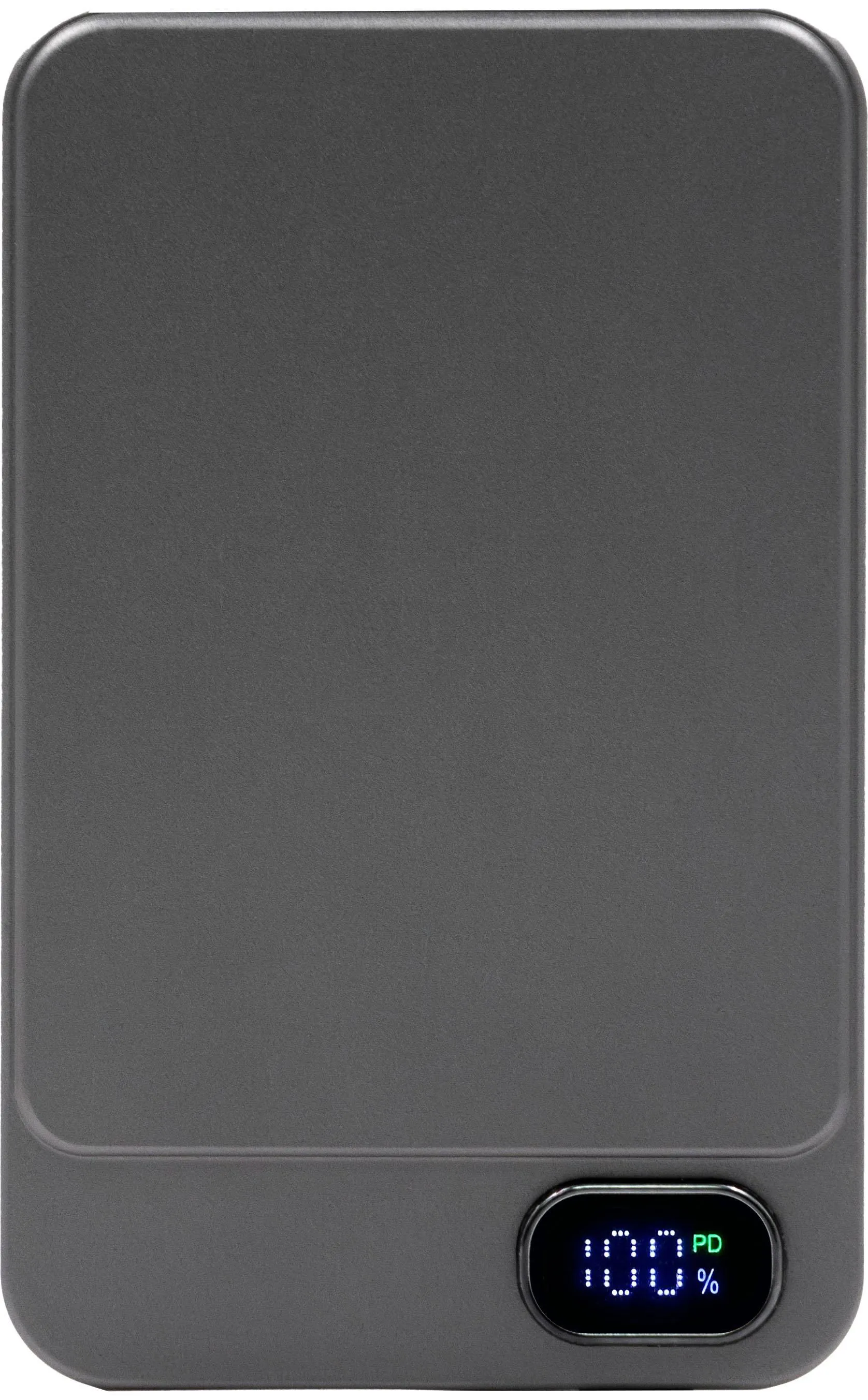 BrandCharger Powerwave 5.000 draadloze powerbank gun metal