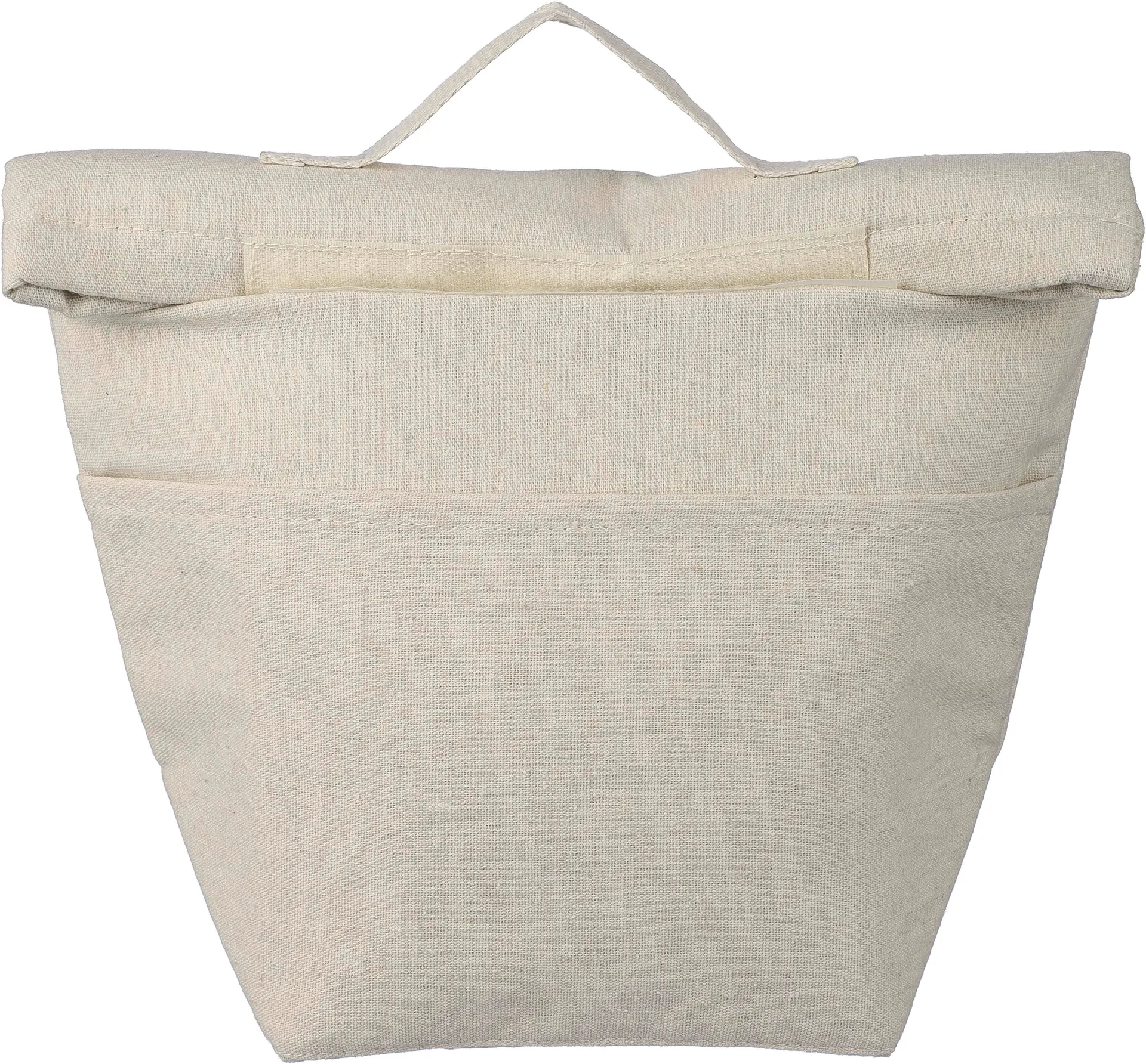 Koeltas Faith | Gerecycled katoen 220 g/m² | Rolsluiting khaki (écru)