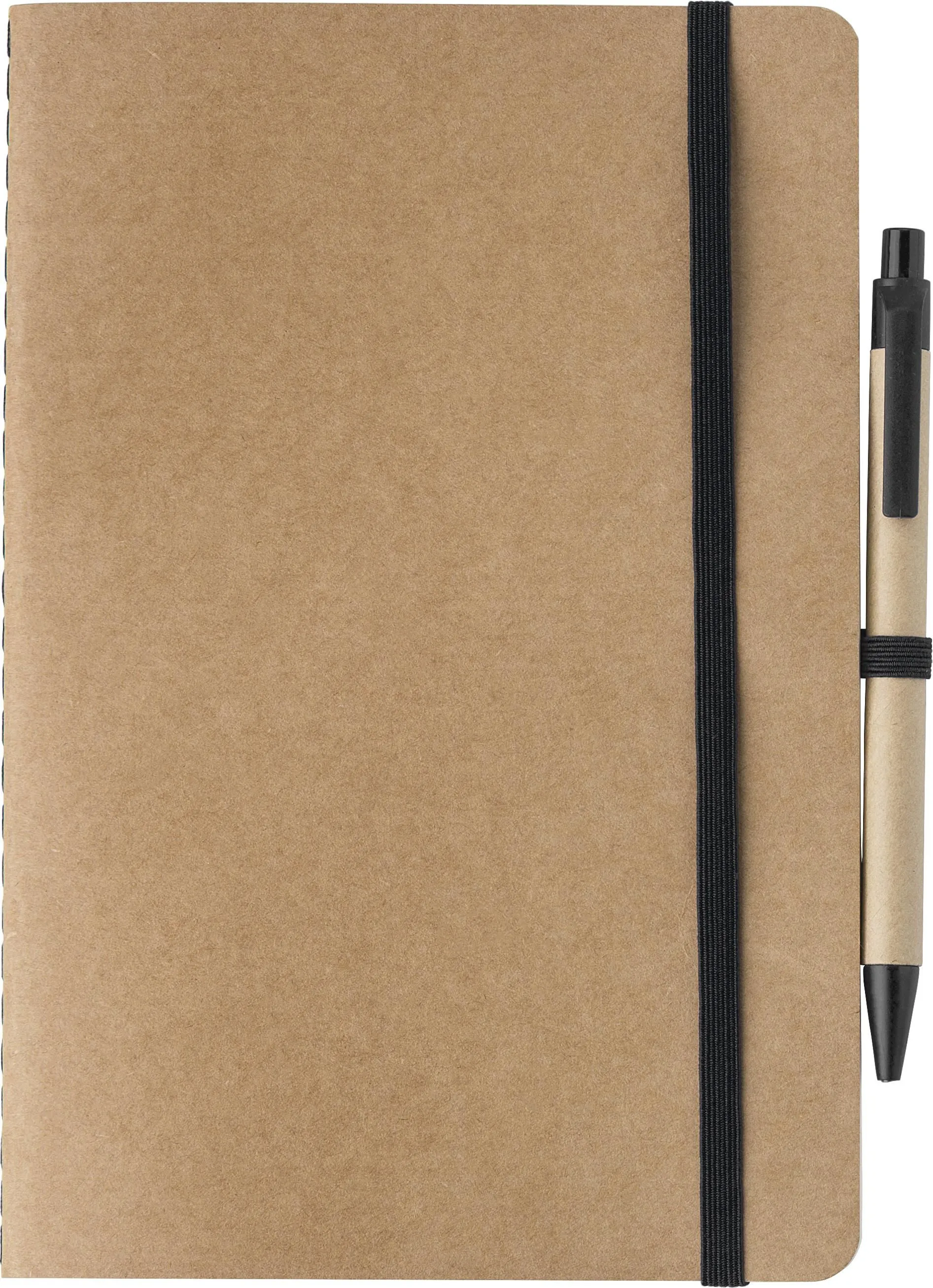 Notitieboek Theodore | Gerecycled | A5 | Blanco zwart