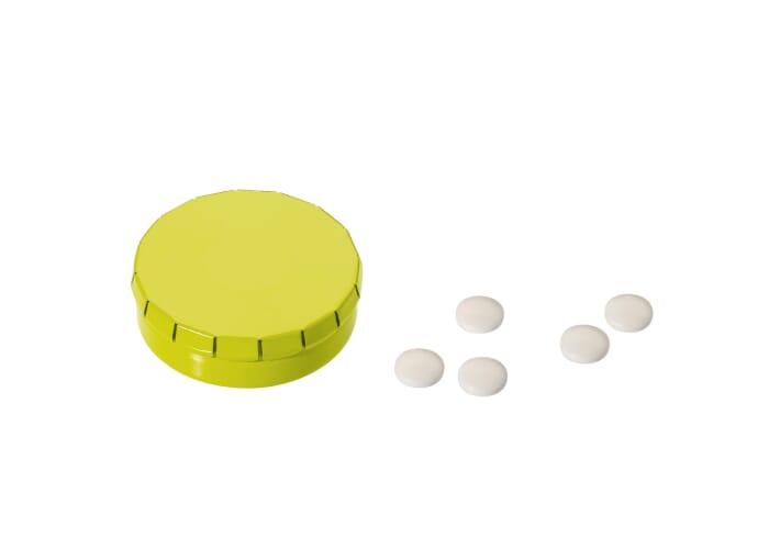 Pepermuntblik rond Lichtgroen