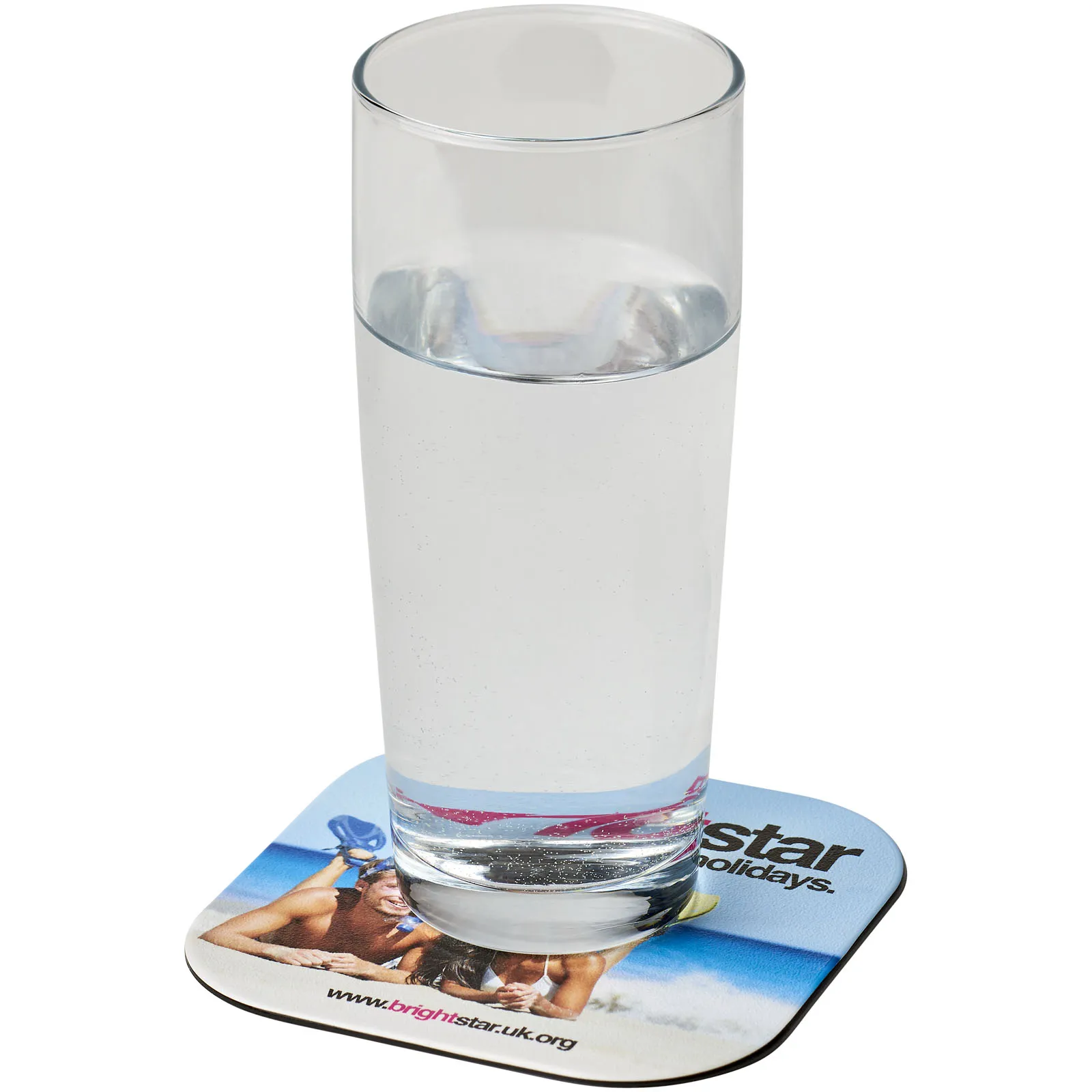 Brite-Mat® vierkante onderzetter Zwart
