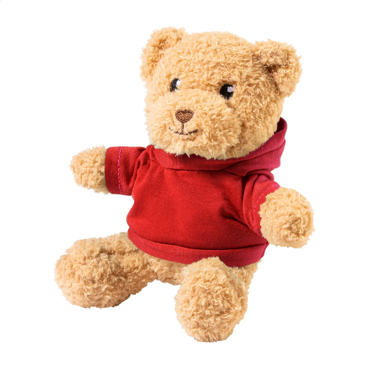 Pluche teddybeer met rood shirt