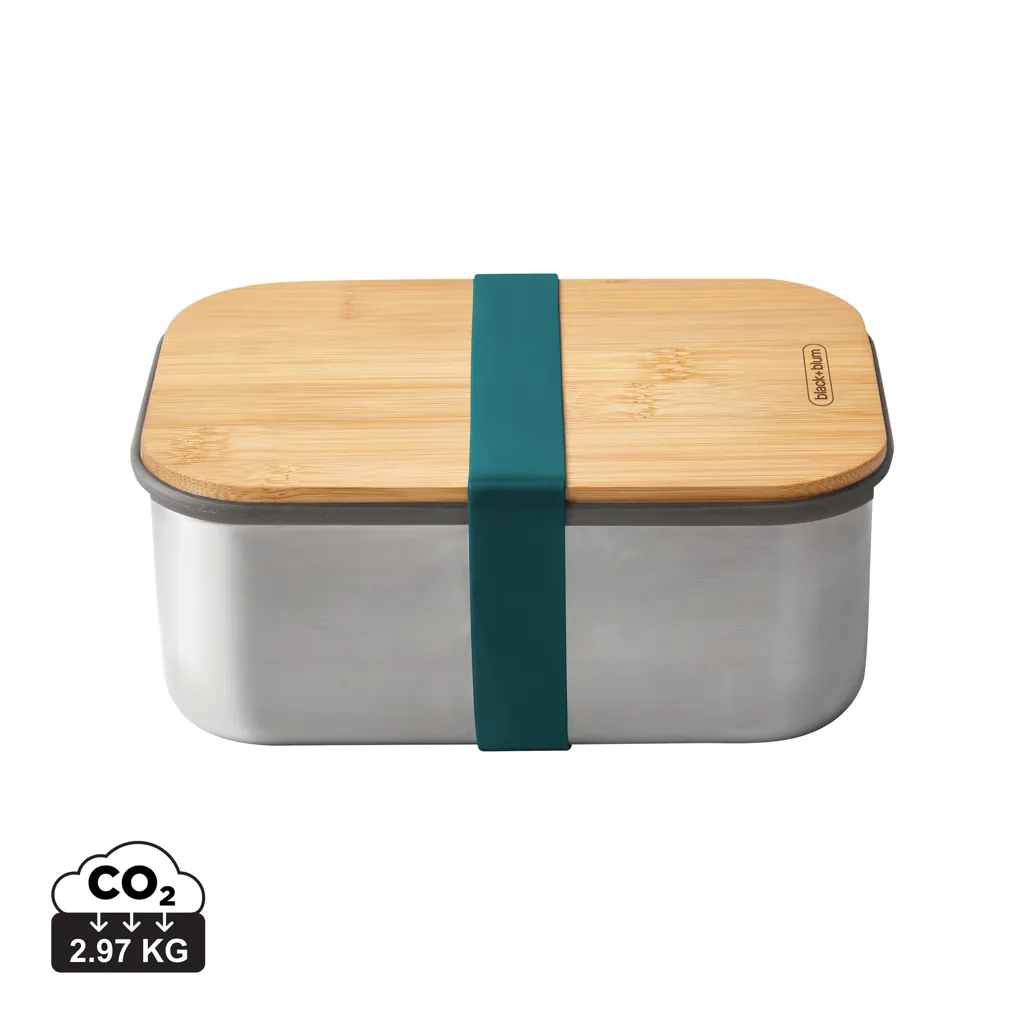 Black+Blum RVS Sandwichbox Groot turquoise