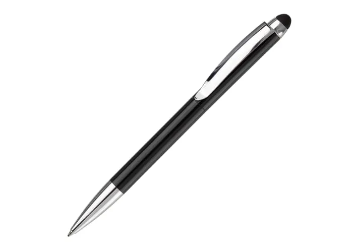 Balpen Modena stylus metaal Zwart