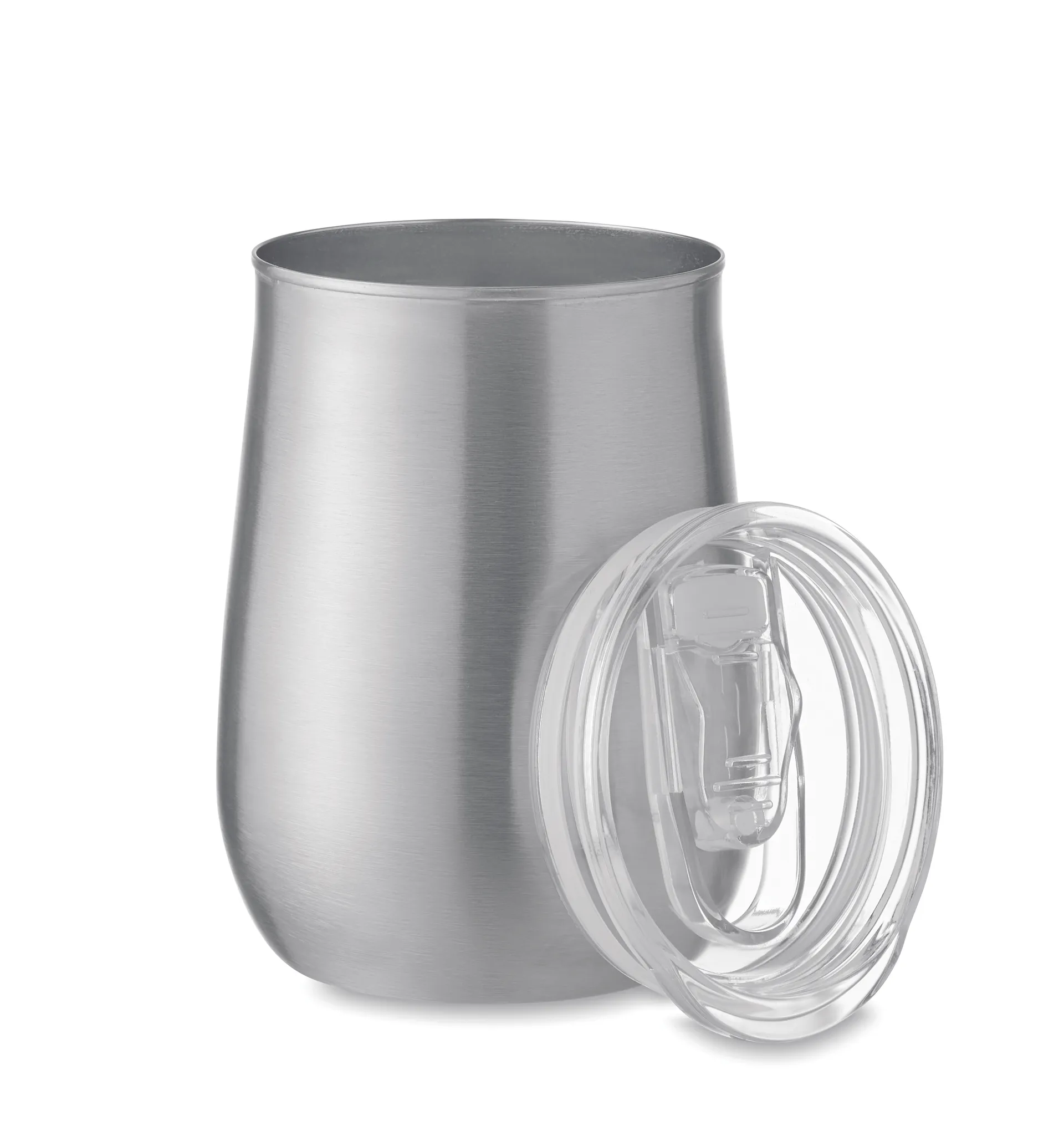 Gerecycled RVS mok Mat Zilver