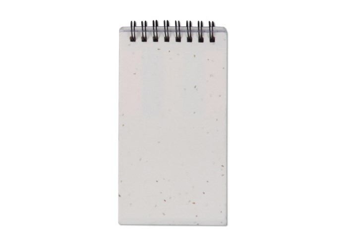 Zaadpapier notitieboekje en zelfklevende memoblaadjes