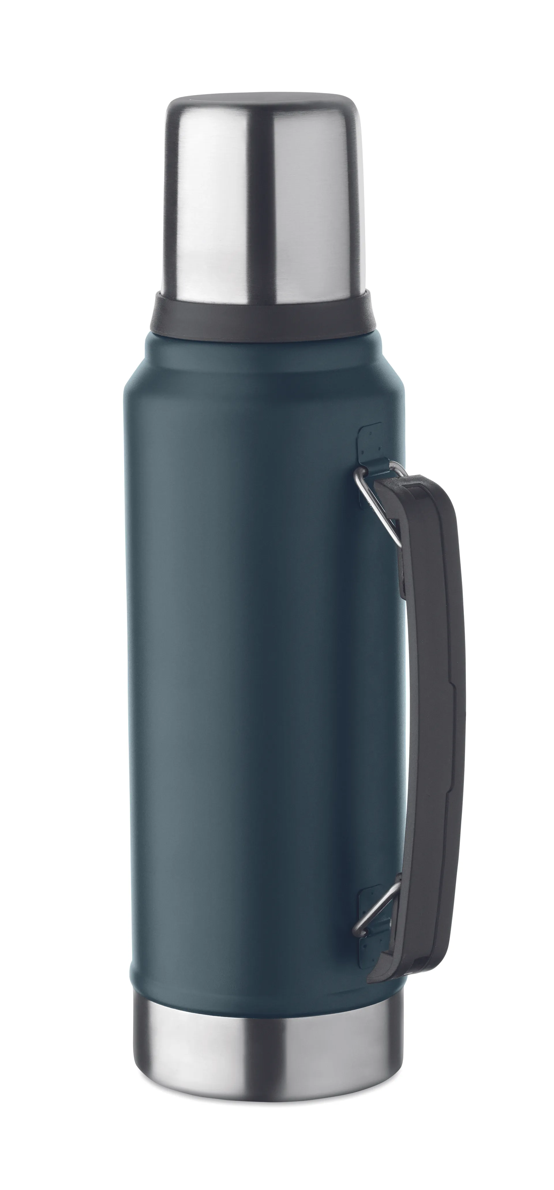 Dubbelwandige fles 1L Marineblauw