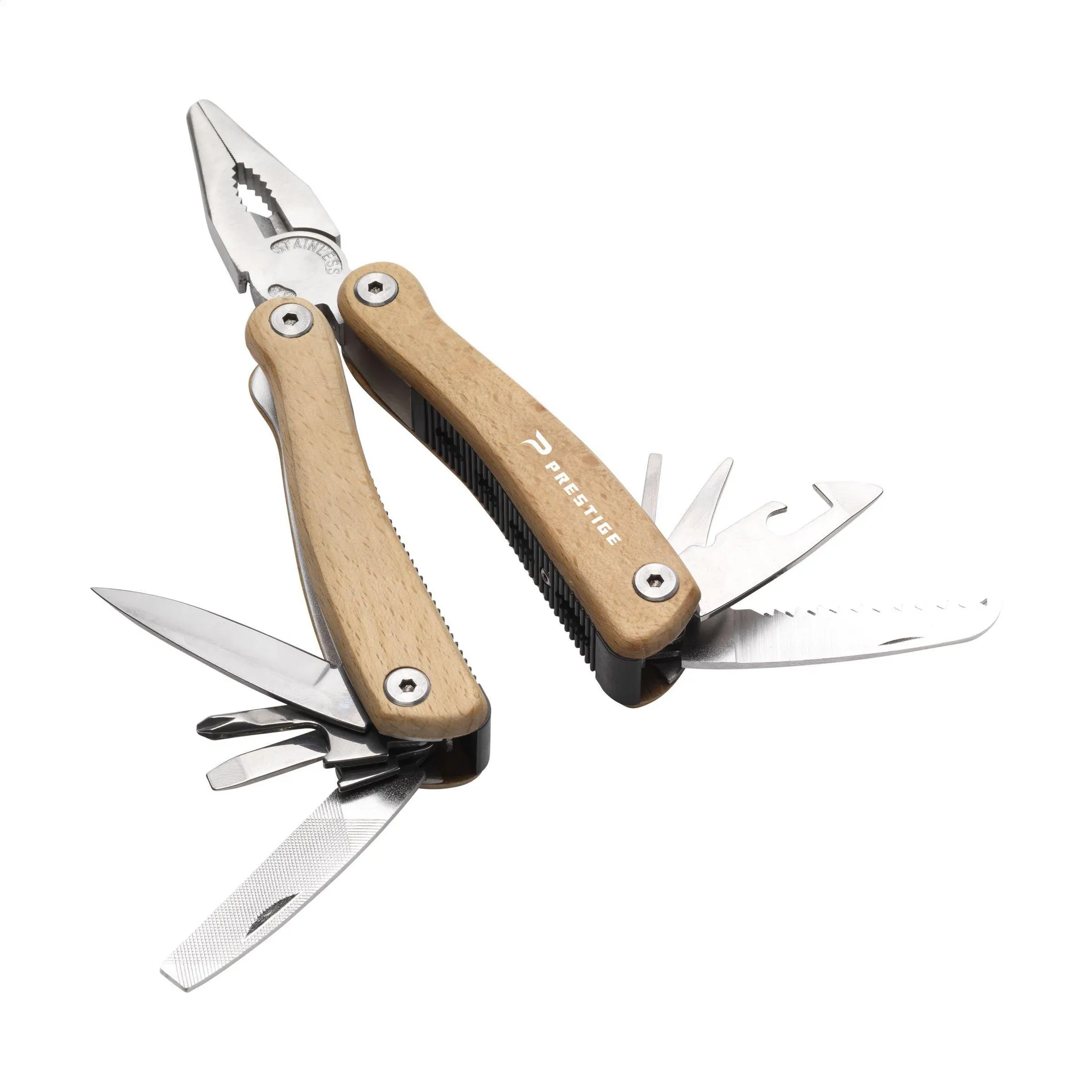 Beechwood Multitool multitang houtbruin