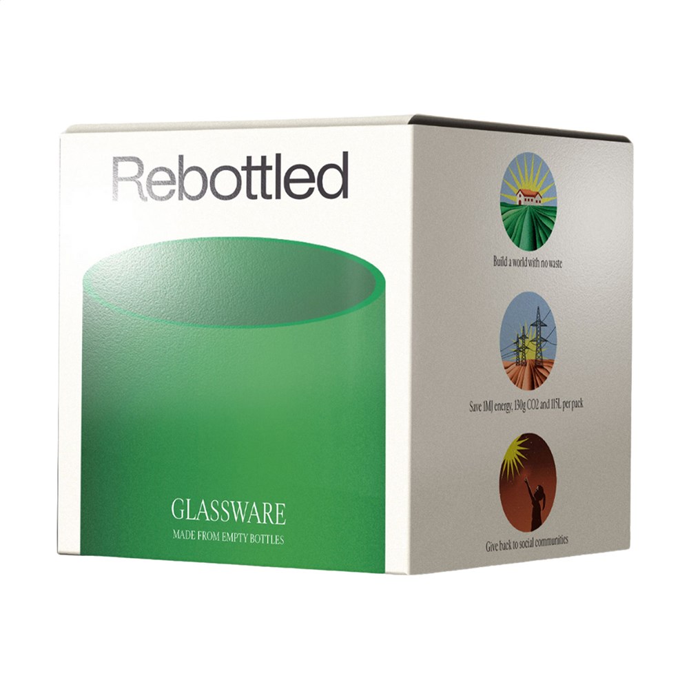 Rebottled® Short Tumbler 175 ml drinkglas