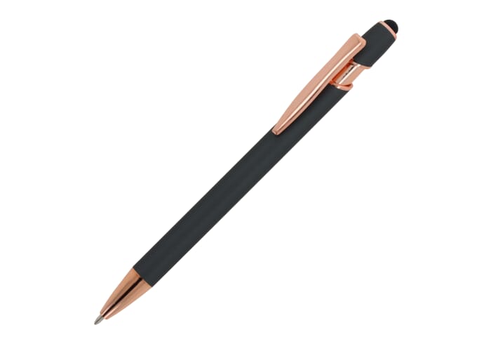 Balpen Paris Luxe Metaal rubberised Grijs