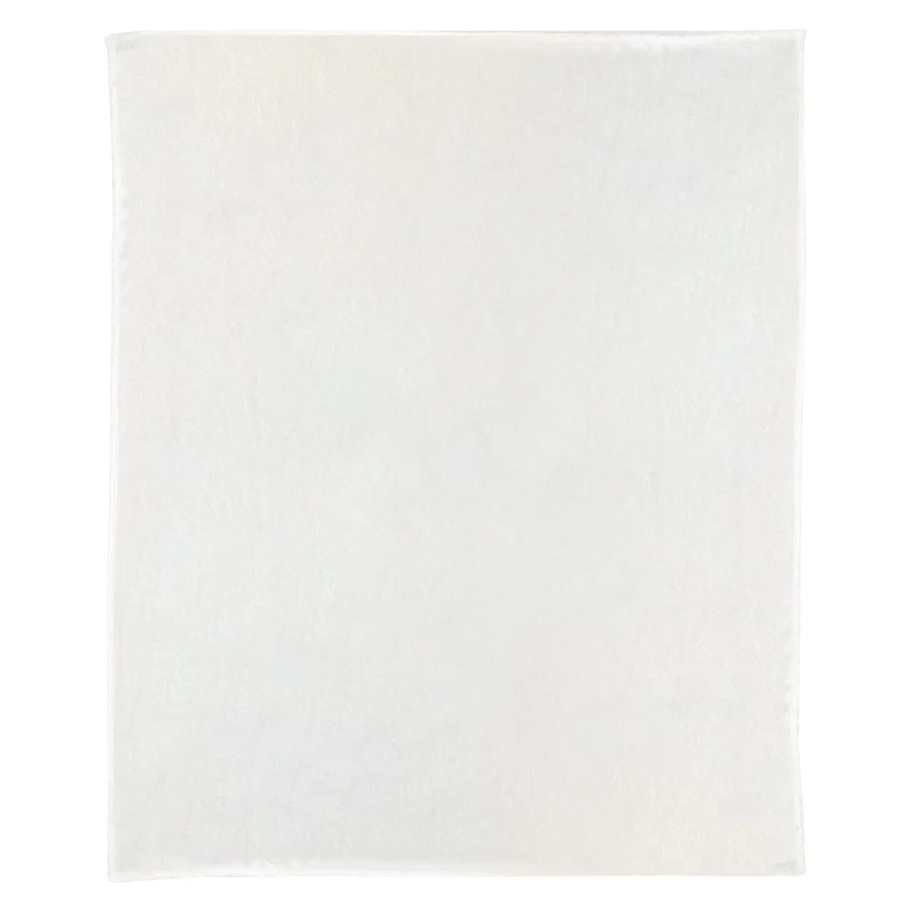 Sherpa sublimatie fleeceplaid 150x120 cm, 450 gr/m² Wit
