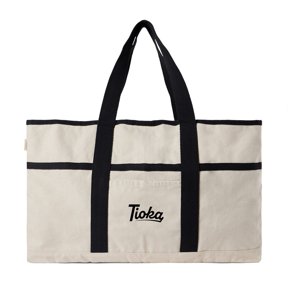 VINGA Volonne AWARE™ recycled canvas strandtas