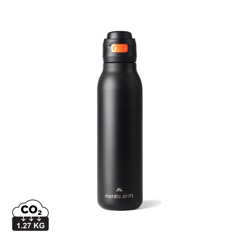 Nordic Drift Trail RCS enkel wandige water fles 750ml zwart