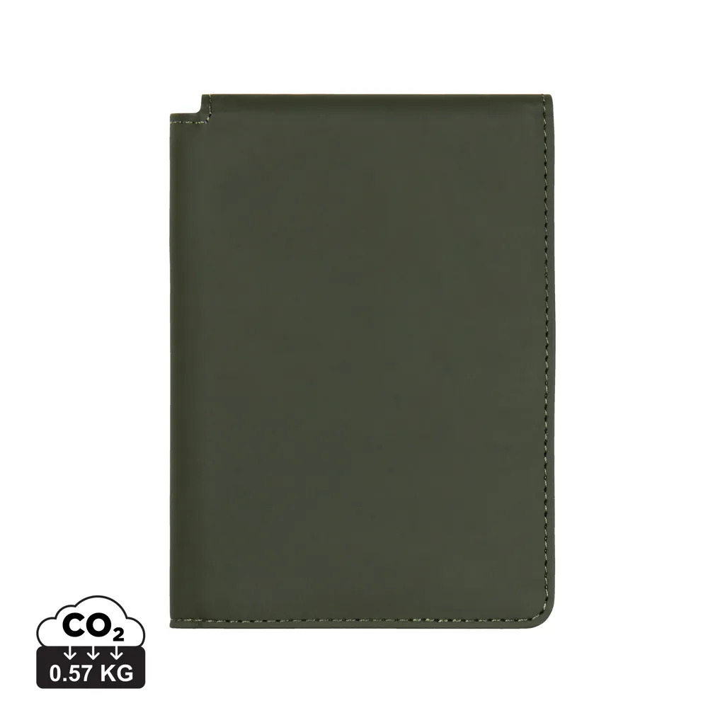 VINGA Baltimore RCS recycled polyester RFID paspoorthouder groen