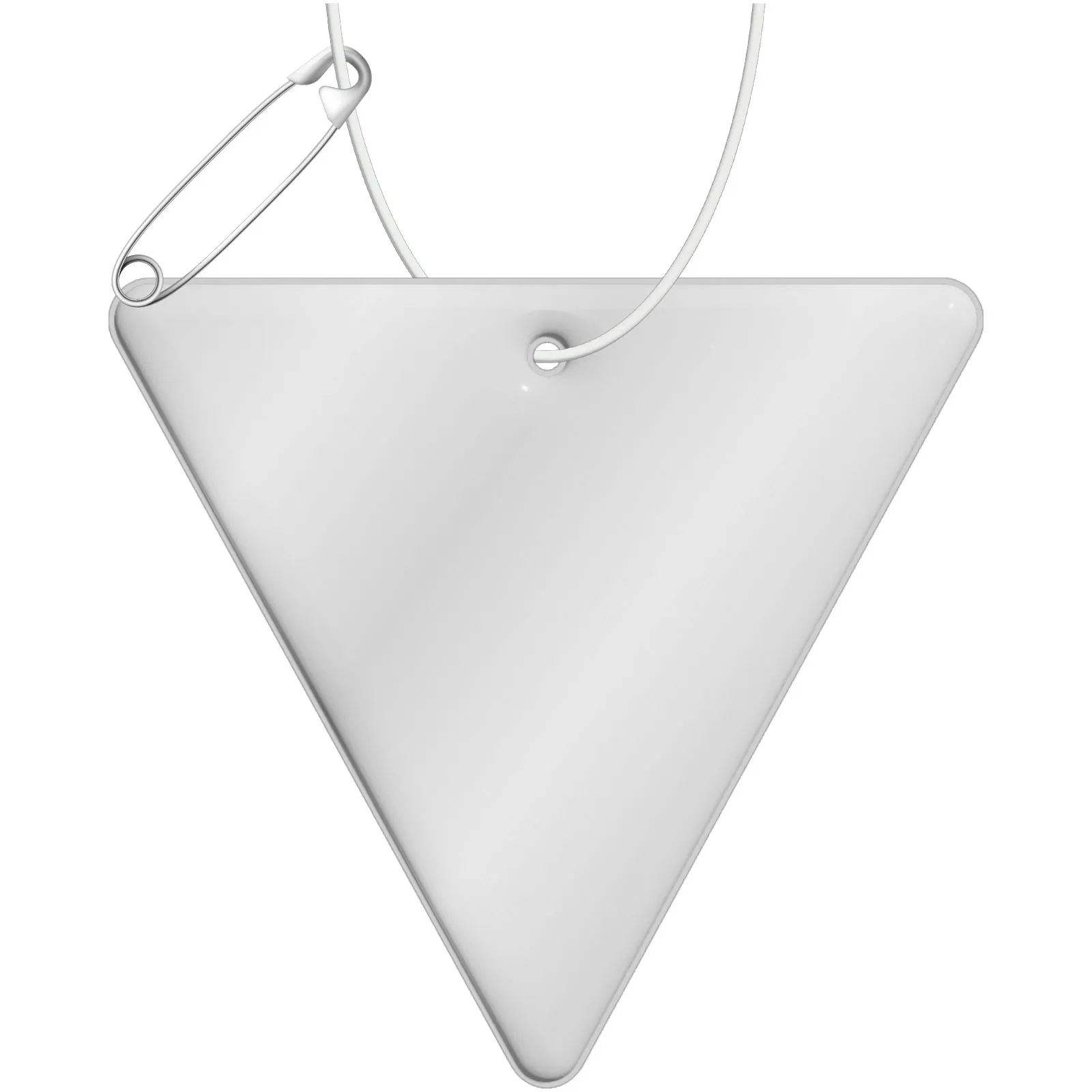 RFX™ H-12 reflecterende TPU hanger met omgekeerde driehoek Wit