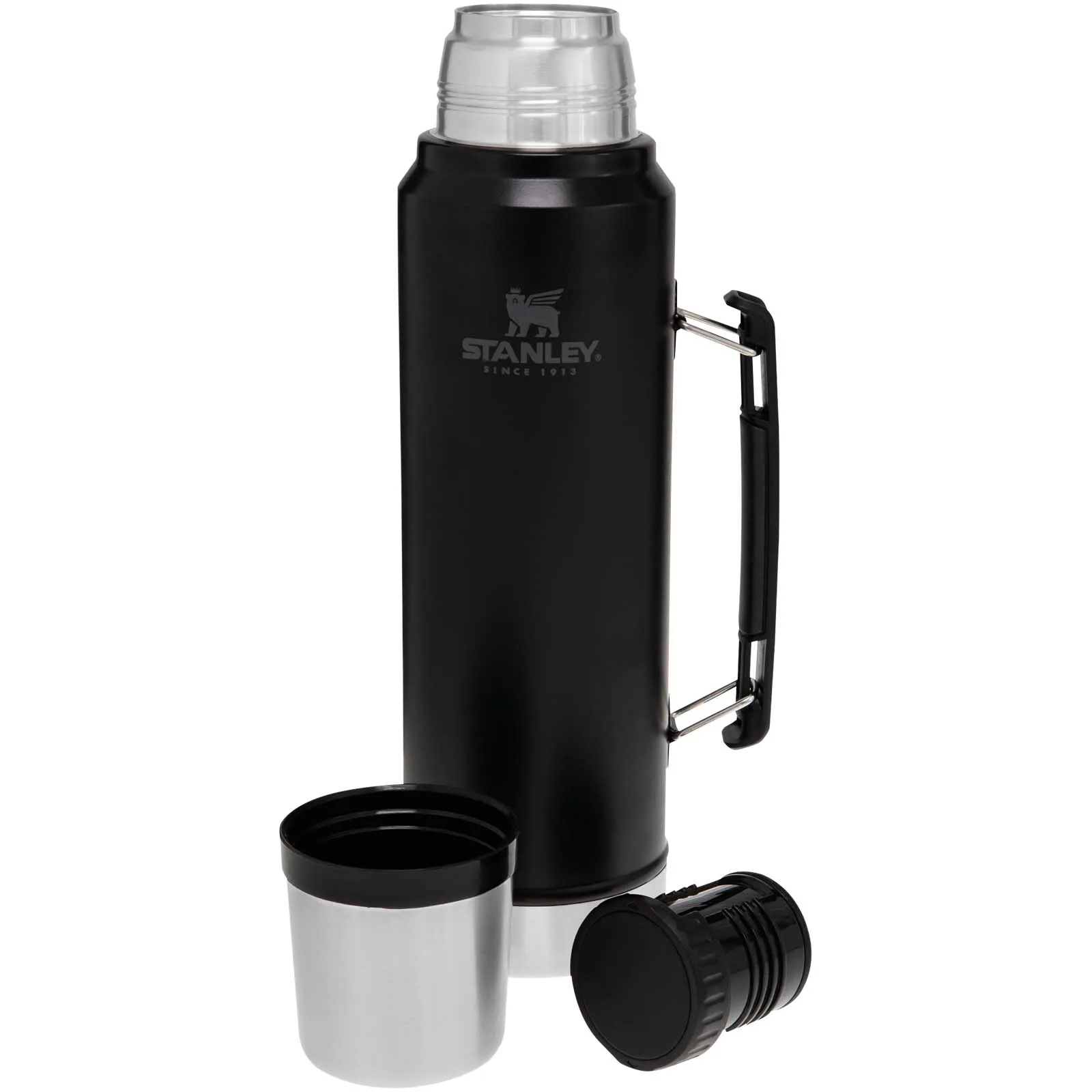 Stanley Classic 1000 ml fles Mat zwart
